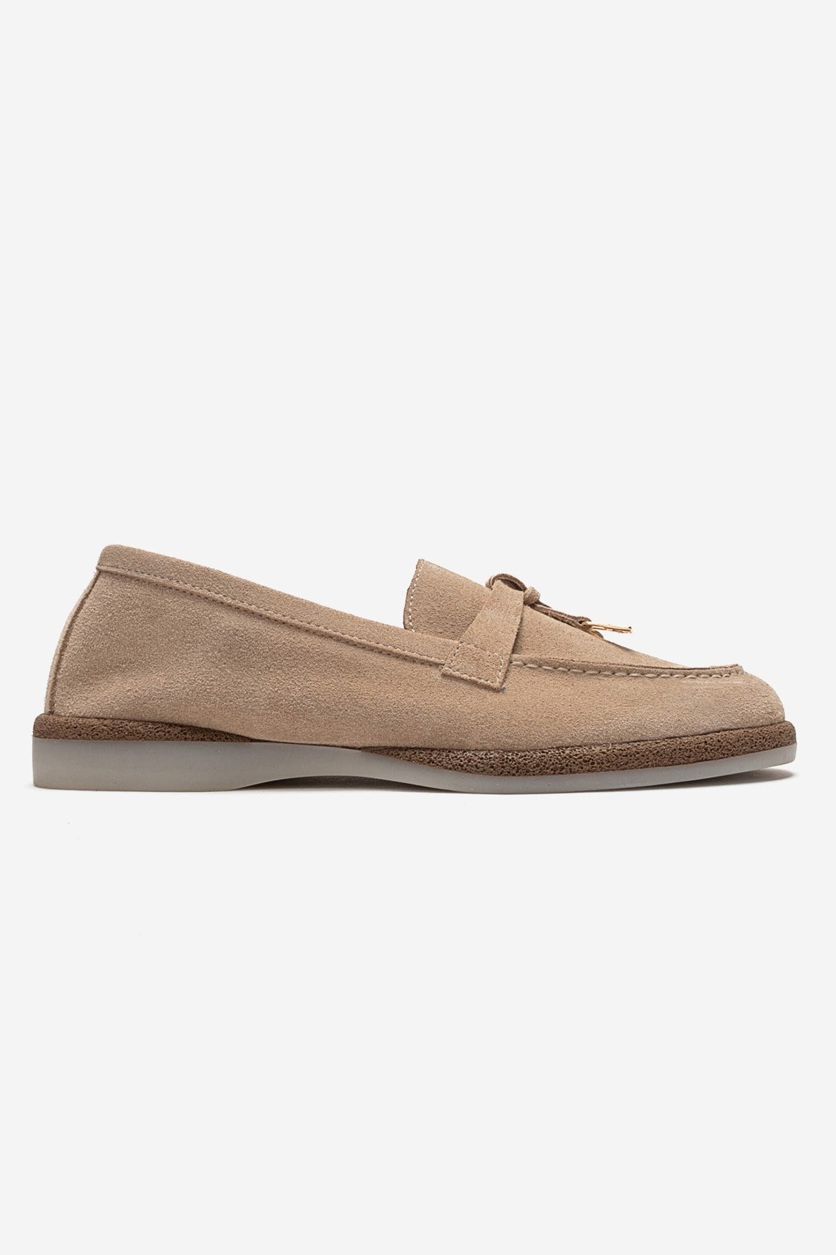 ILVENA - Beige Genuine Leather Loafer (Women)