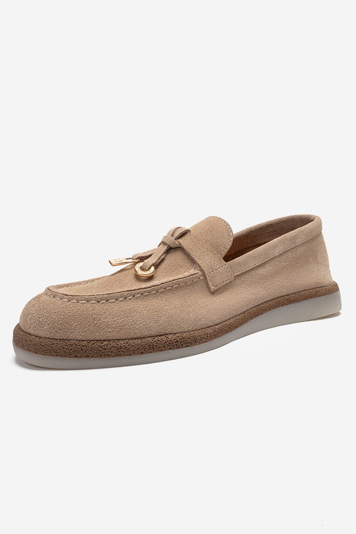 ILVENA - Beige Genuine Leather Loafer (Women)