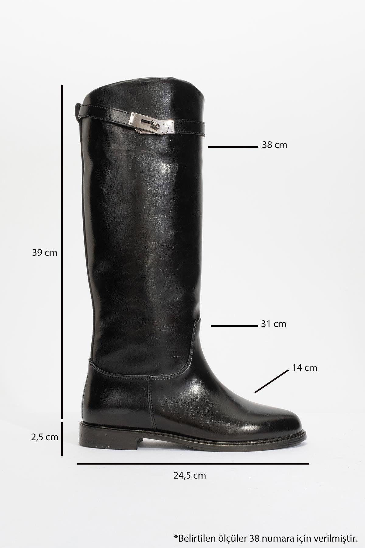 Yoko Black Riding Boot (Women)