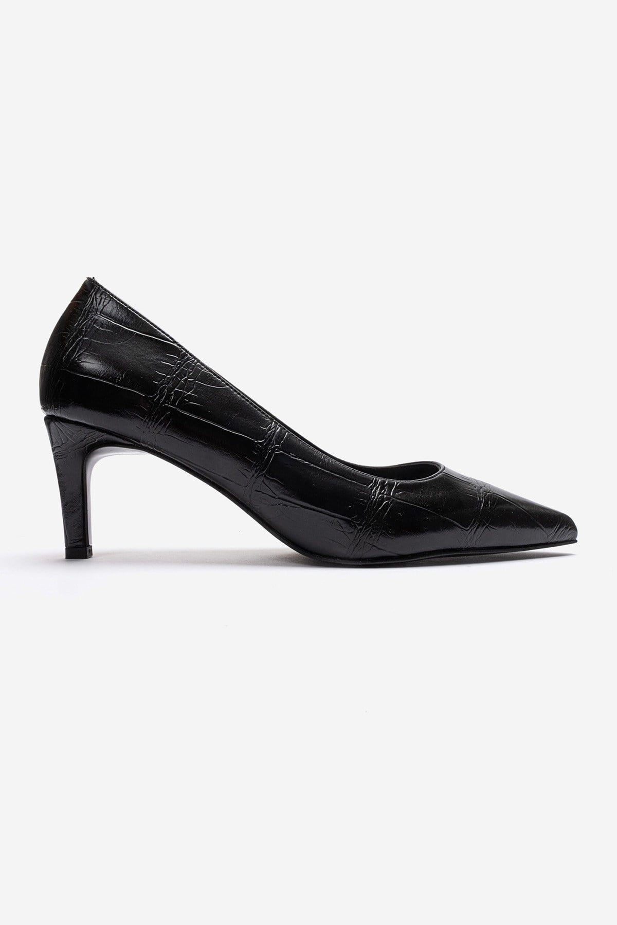 VELMIRA - Black Pointed Toe Pump (Women)