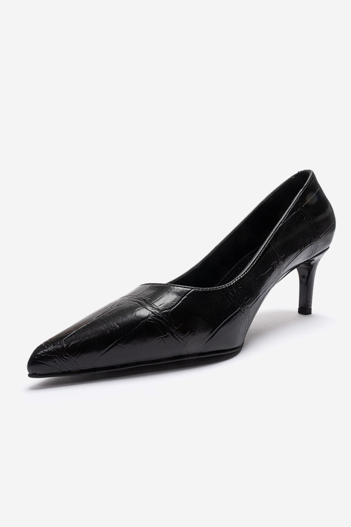 VELMIRA - Black Pointed Toe Pump (Women)