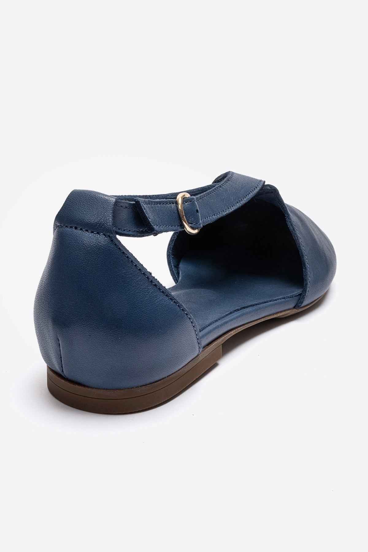 FABLE - Navy Genuine Leather Ballet Flat (Women)