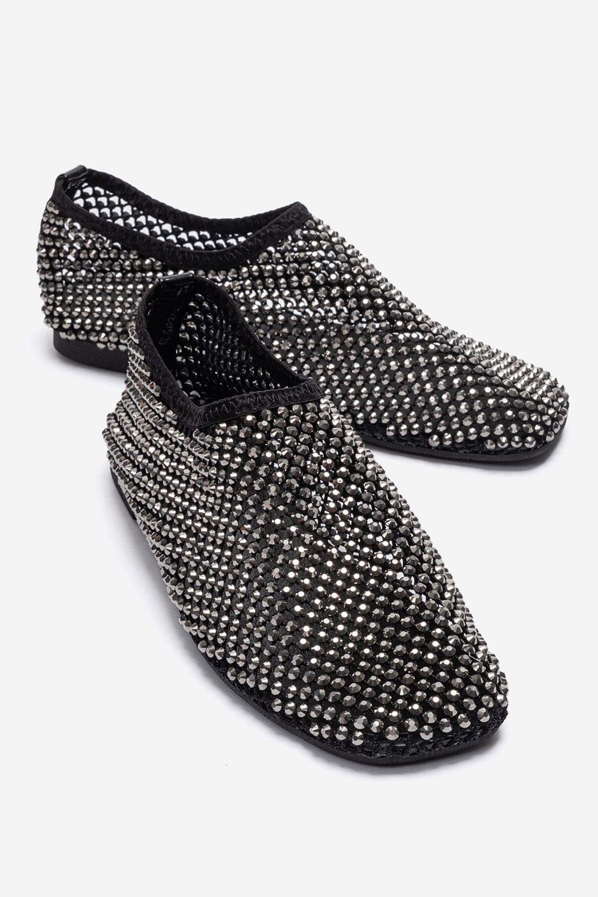 URELA - Black Genuine Leather Ballet Flat (Women)