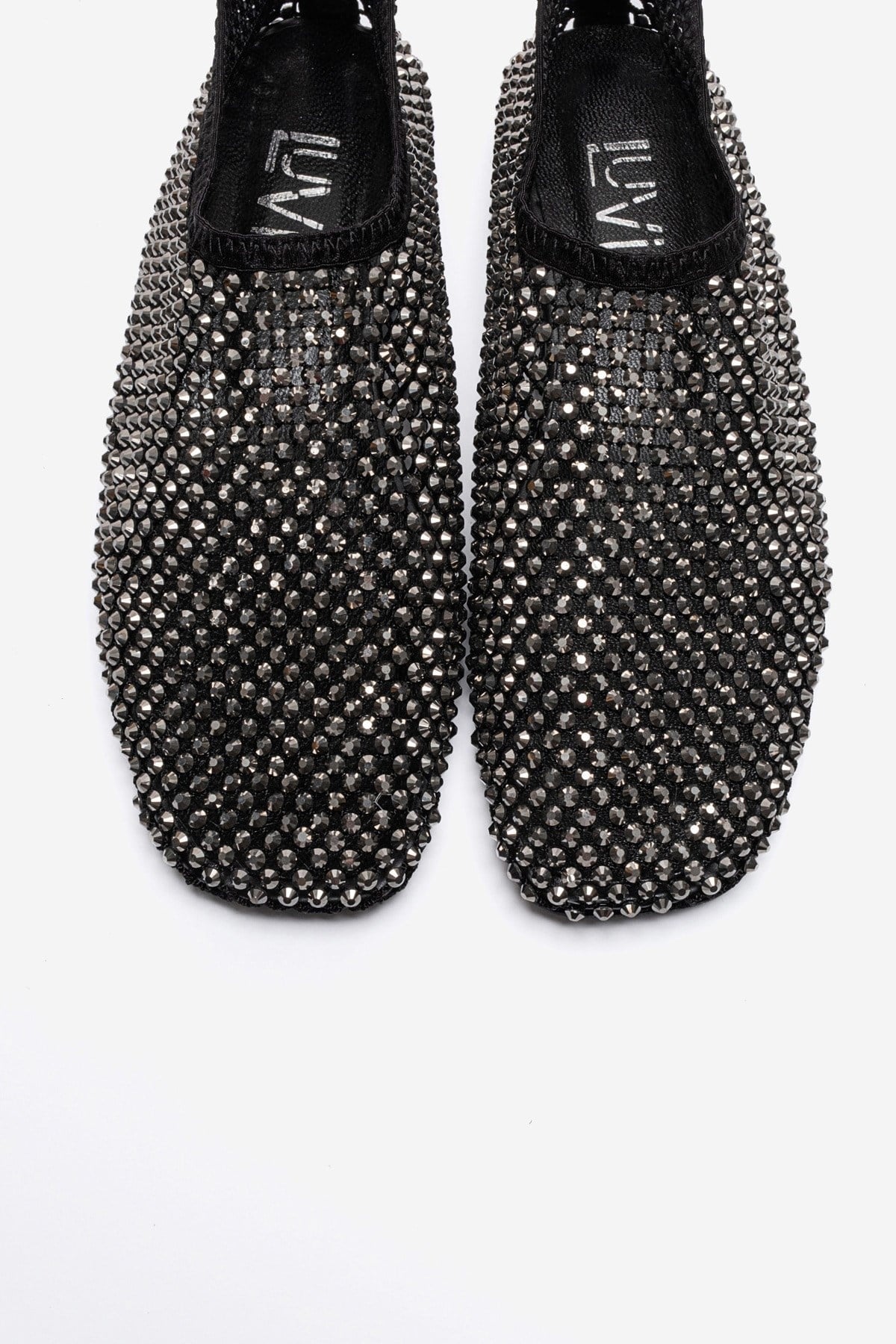 URELA - Black Genuine Leather Ballet Flat (Women)