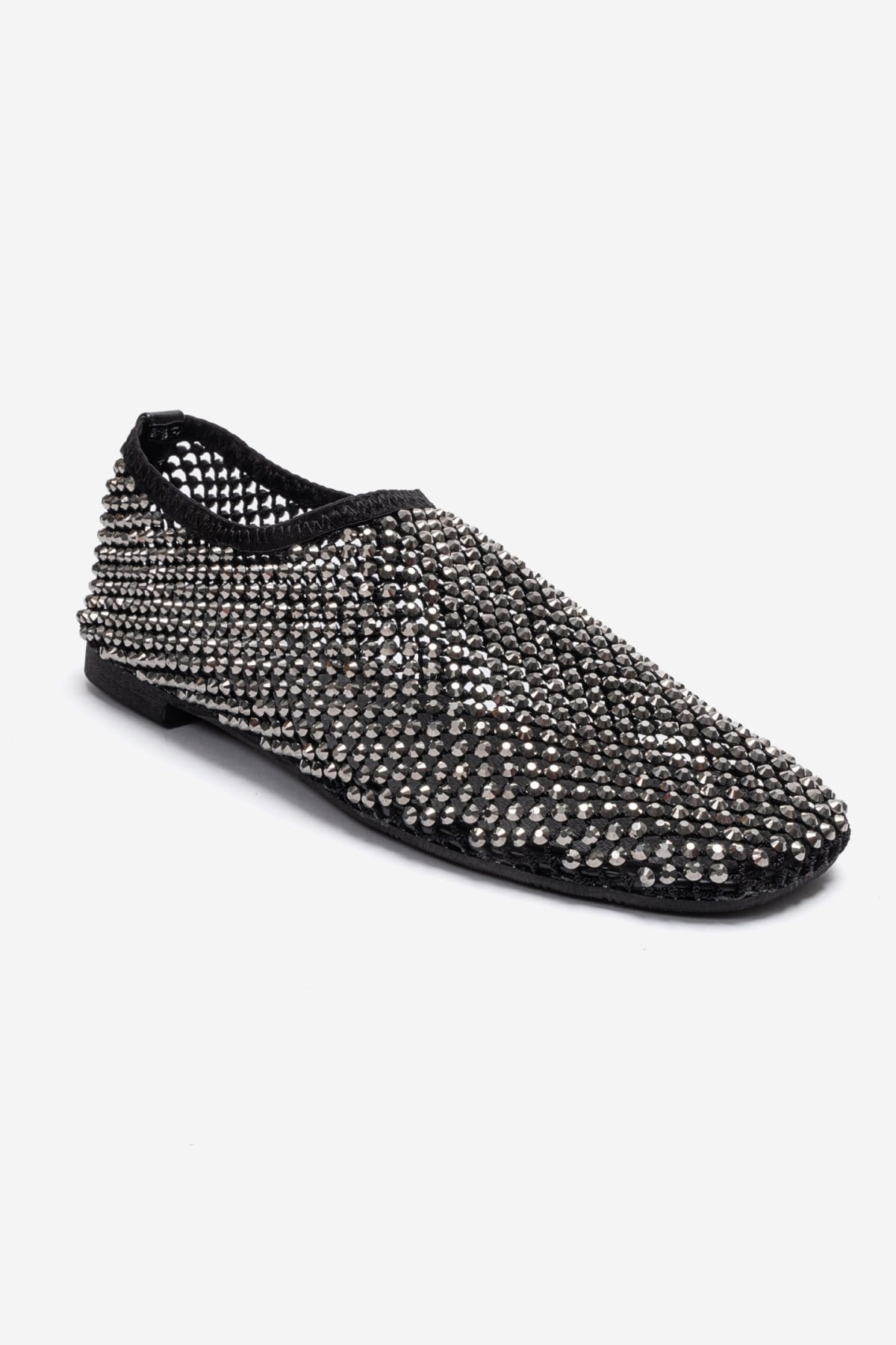 URELA - Black Genuine Leather Ballet Flat (Women)