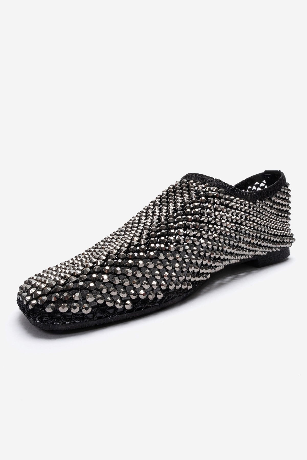 URELA - Black Genuine Leather Ballet Flat (Women)