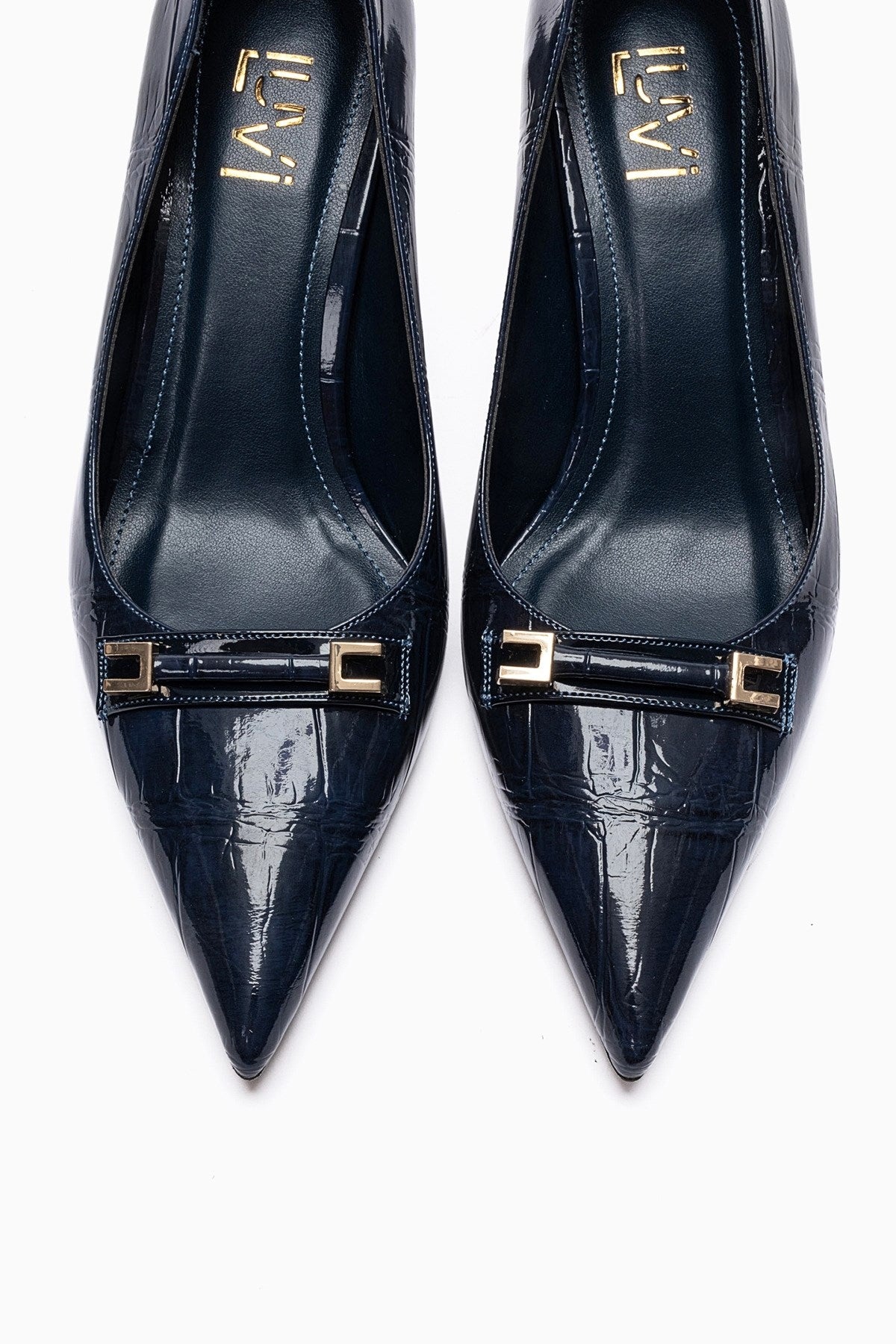 Poesy - Navy Stiletto Pump (Women)