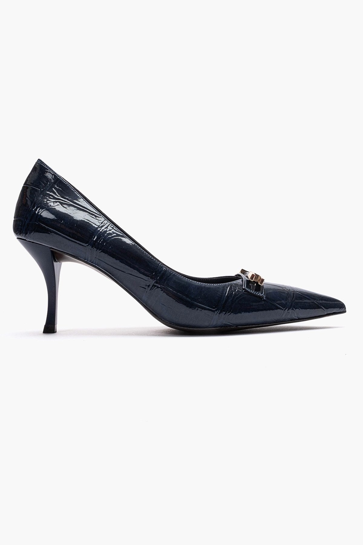Poesy - Navy Stiletto Pump (Women)