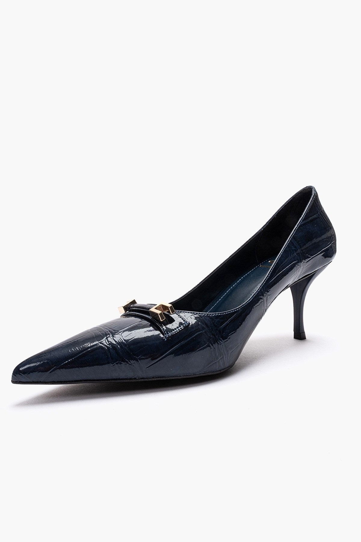 Poesy - Navy Stiletto Pump (Women)