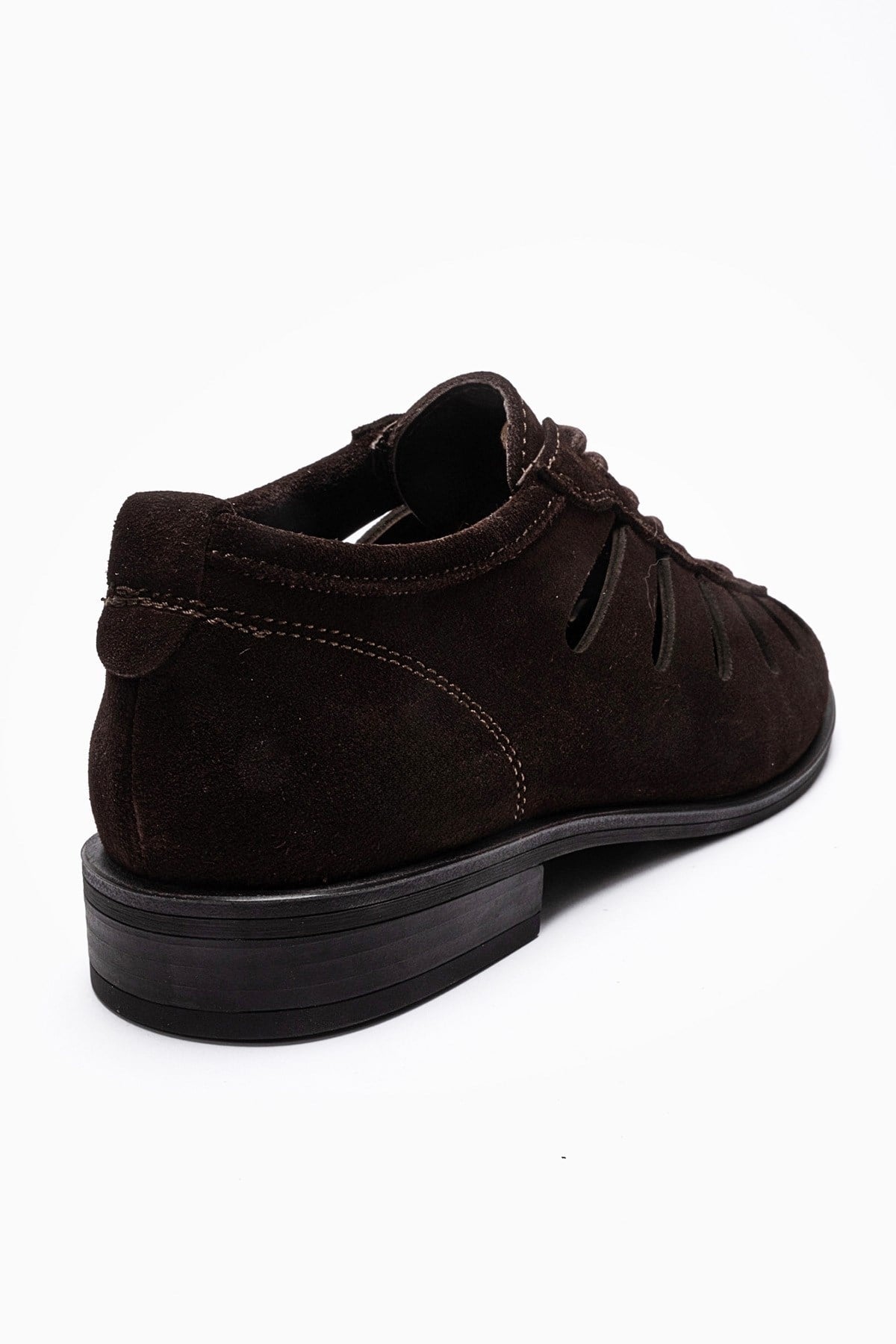 ASTRON - Brown Suede Genuine Leather Casual Shoe (Women)
