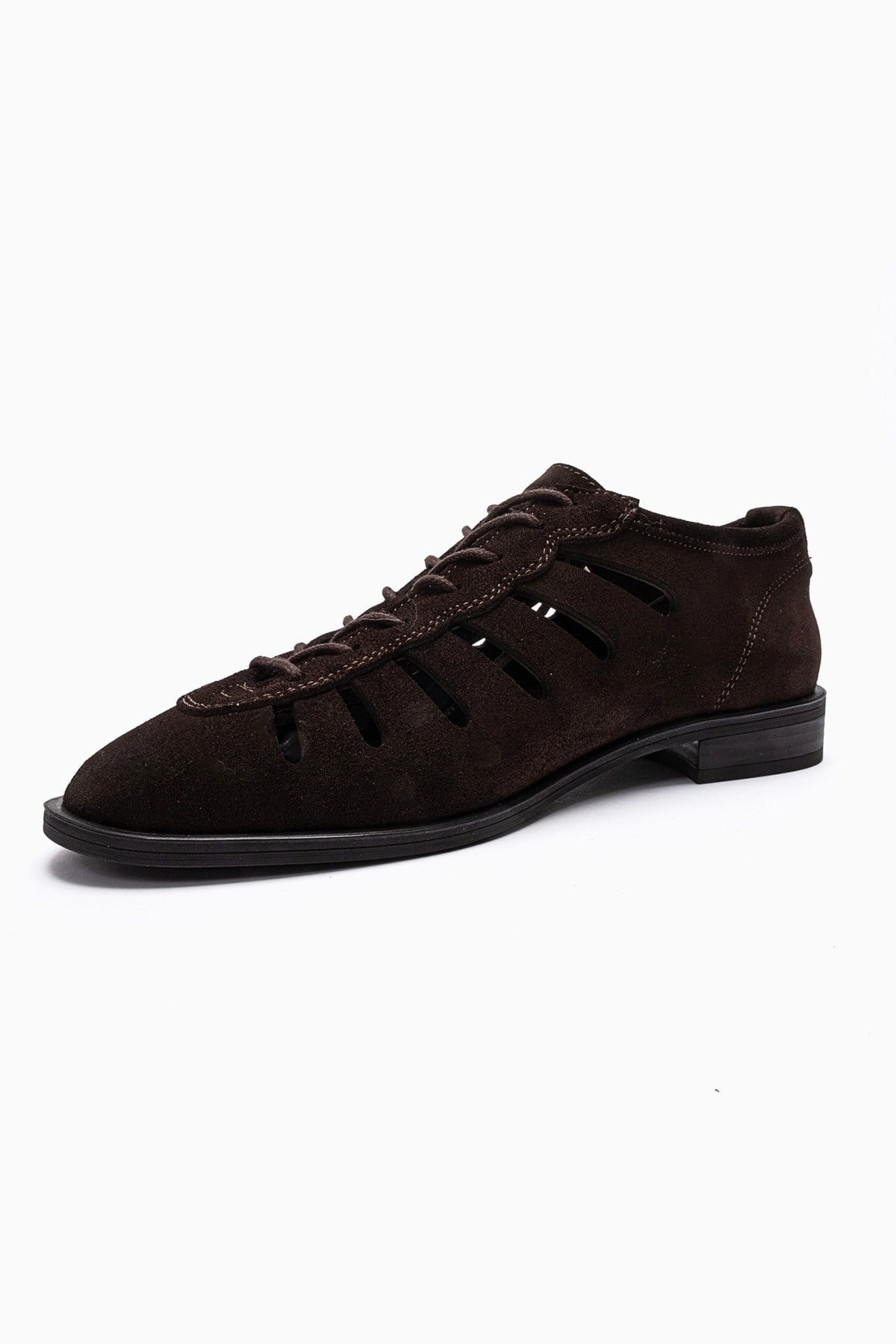 ASTRON - Brown Suede Genuine Leather Casual Shoe (Women)