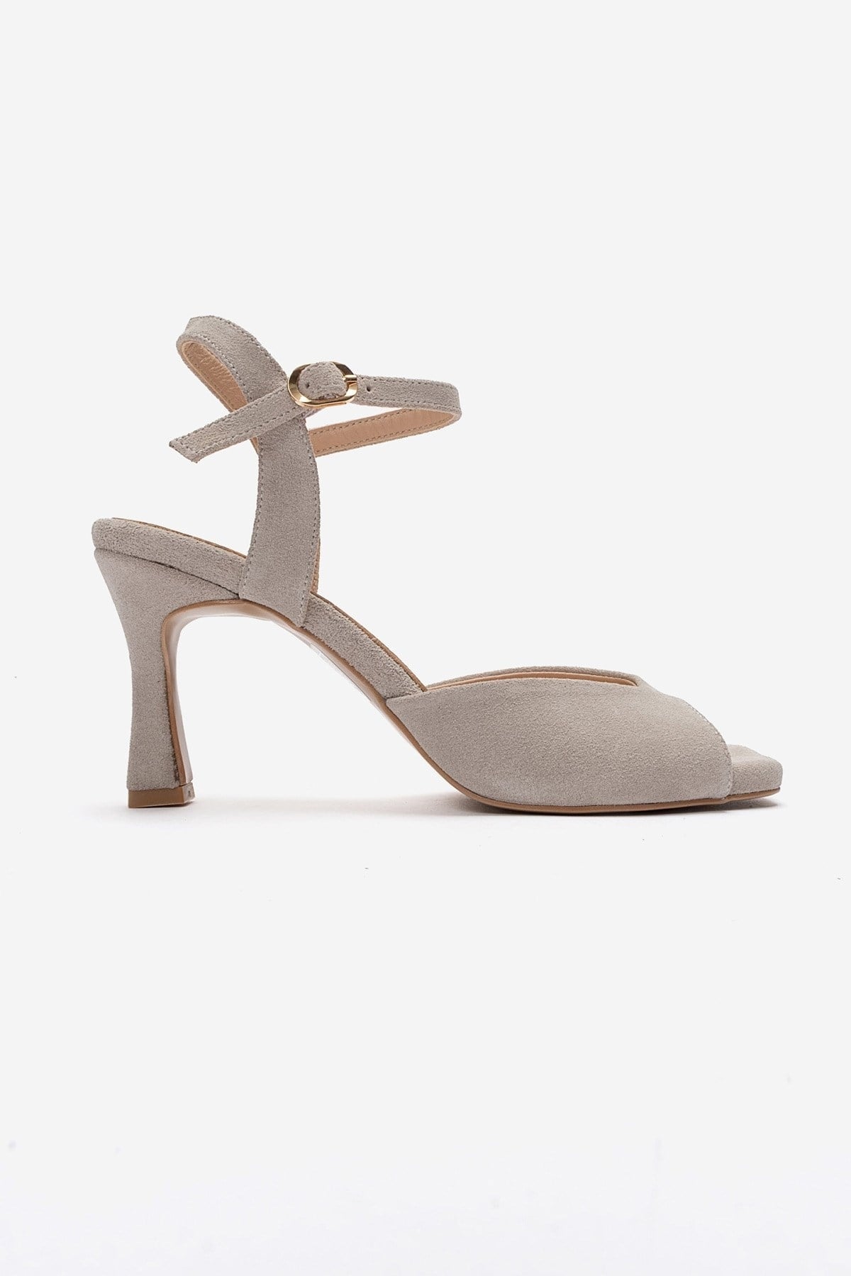 ELVIA - Beige Genuine Leather Stiletto Pump (Women)