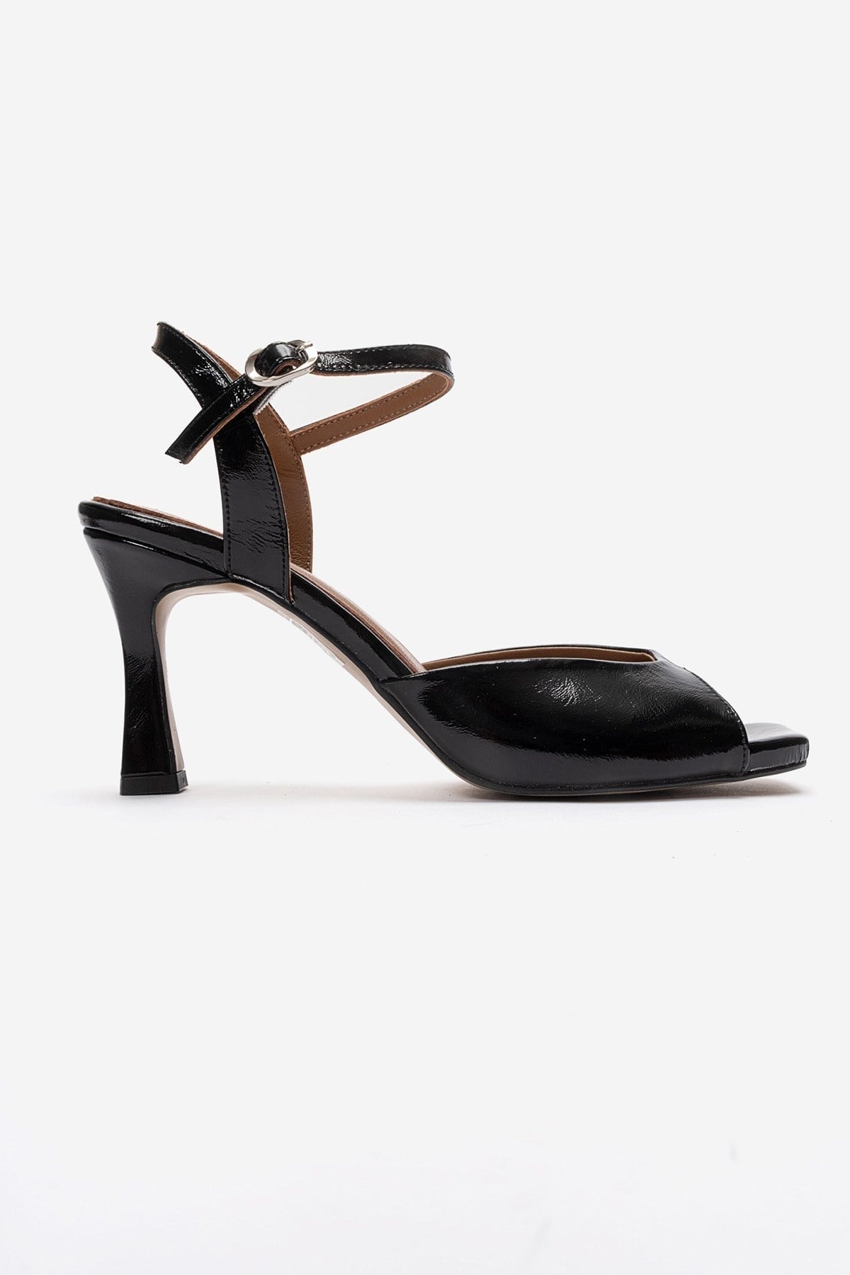 ELVIA - Black Genuine Leather Stiletto Pump (Women)