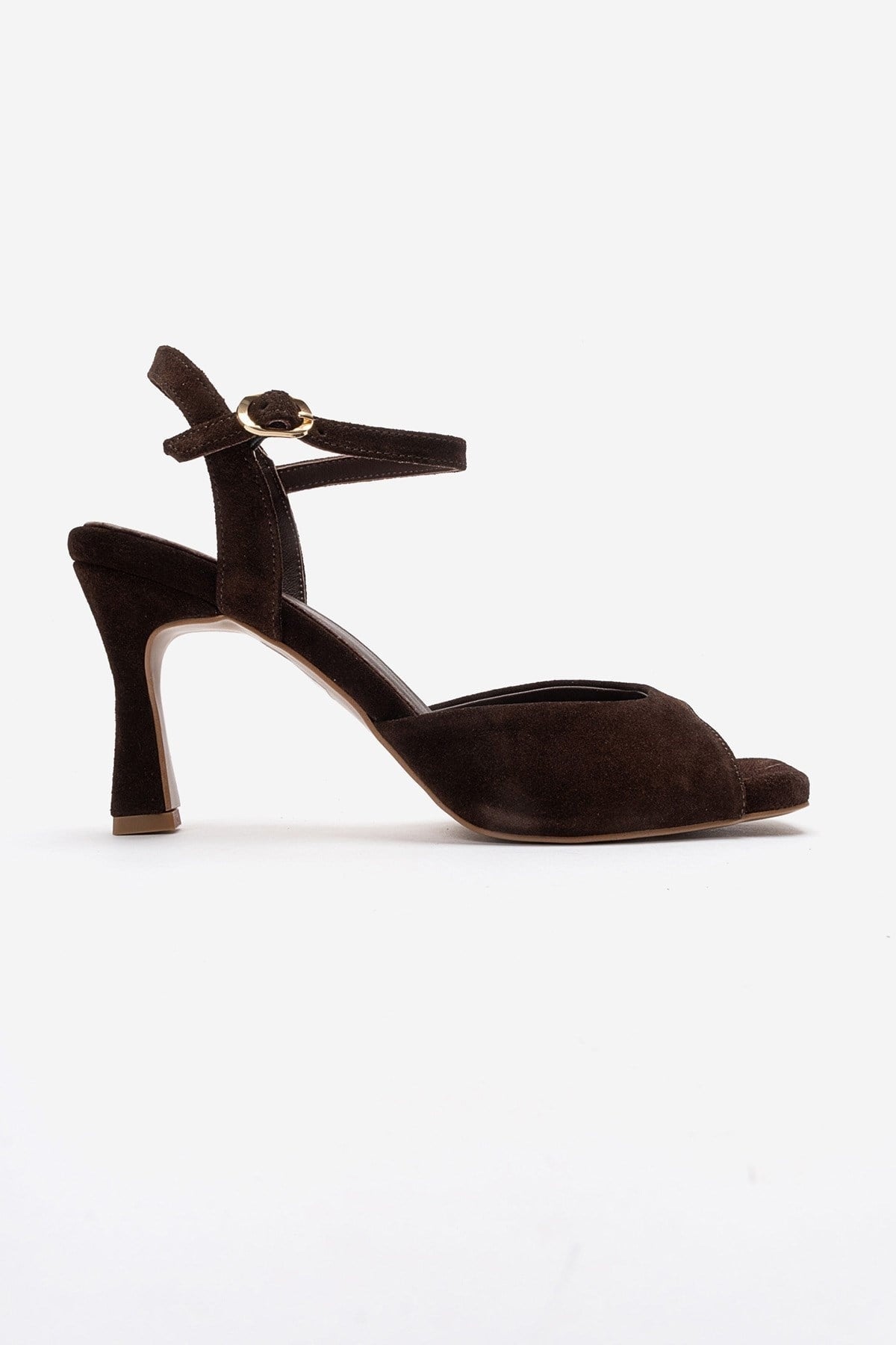ELVIA - Brown Genuine Leather Stiletto Pump (Women)