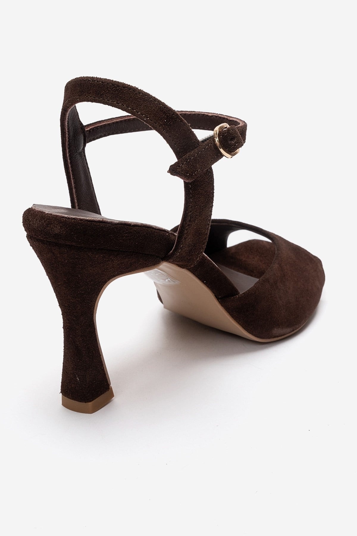 ELVIA - Brown Genuine Leather Stiletto Pump (Women)