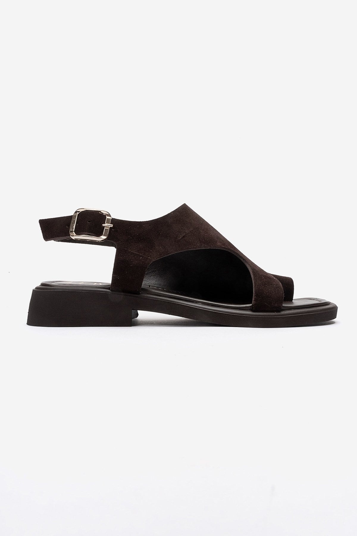 BURLEY - Brown Genuine Leather Toe-Post Sandal (Women)