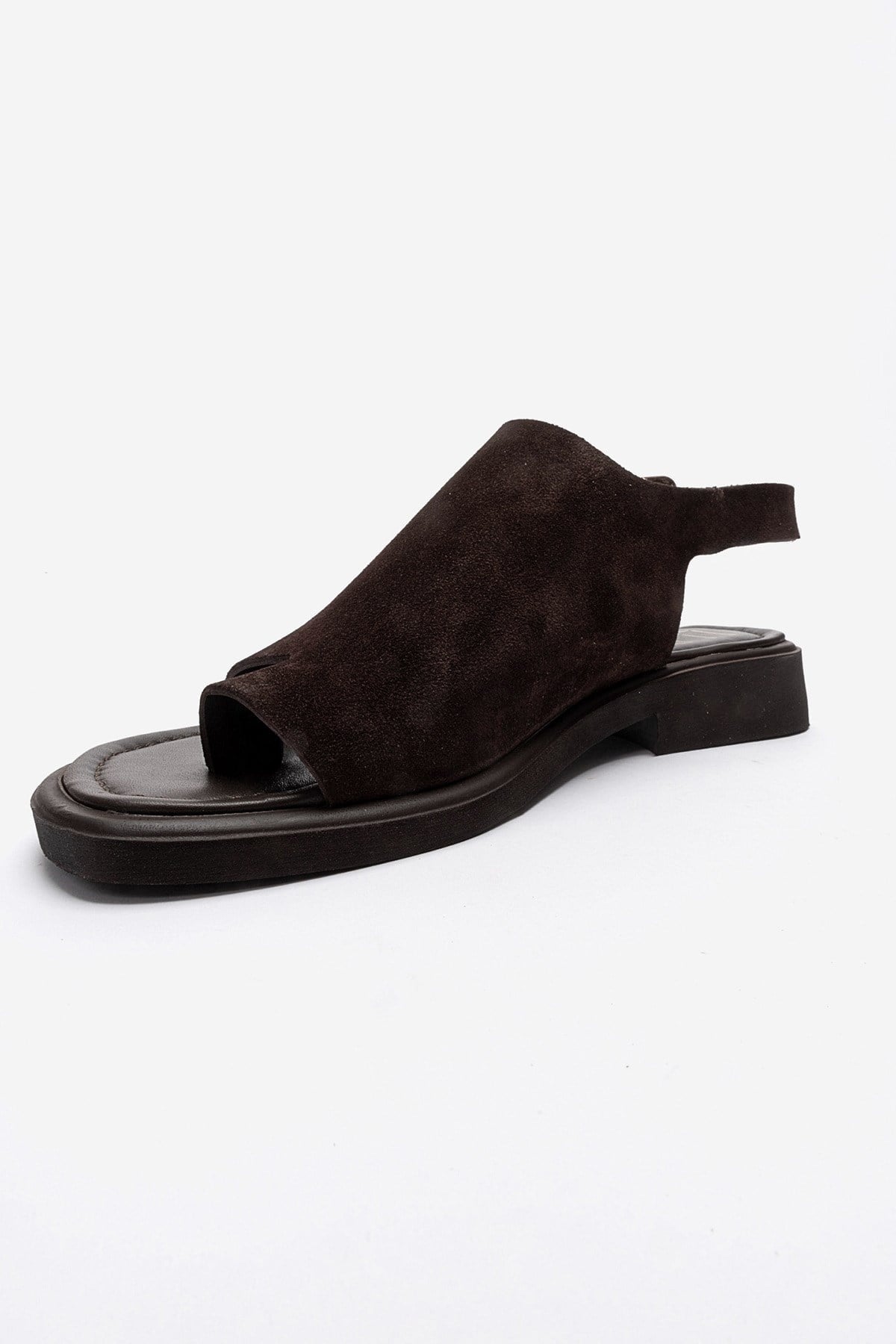 BURLEY - Brown Genuine Leather Toe-Post Sandal (Women)