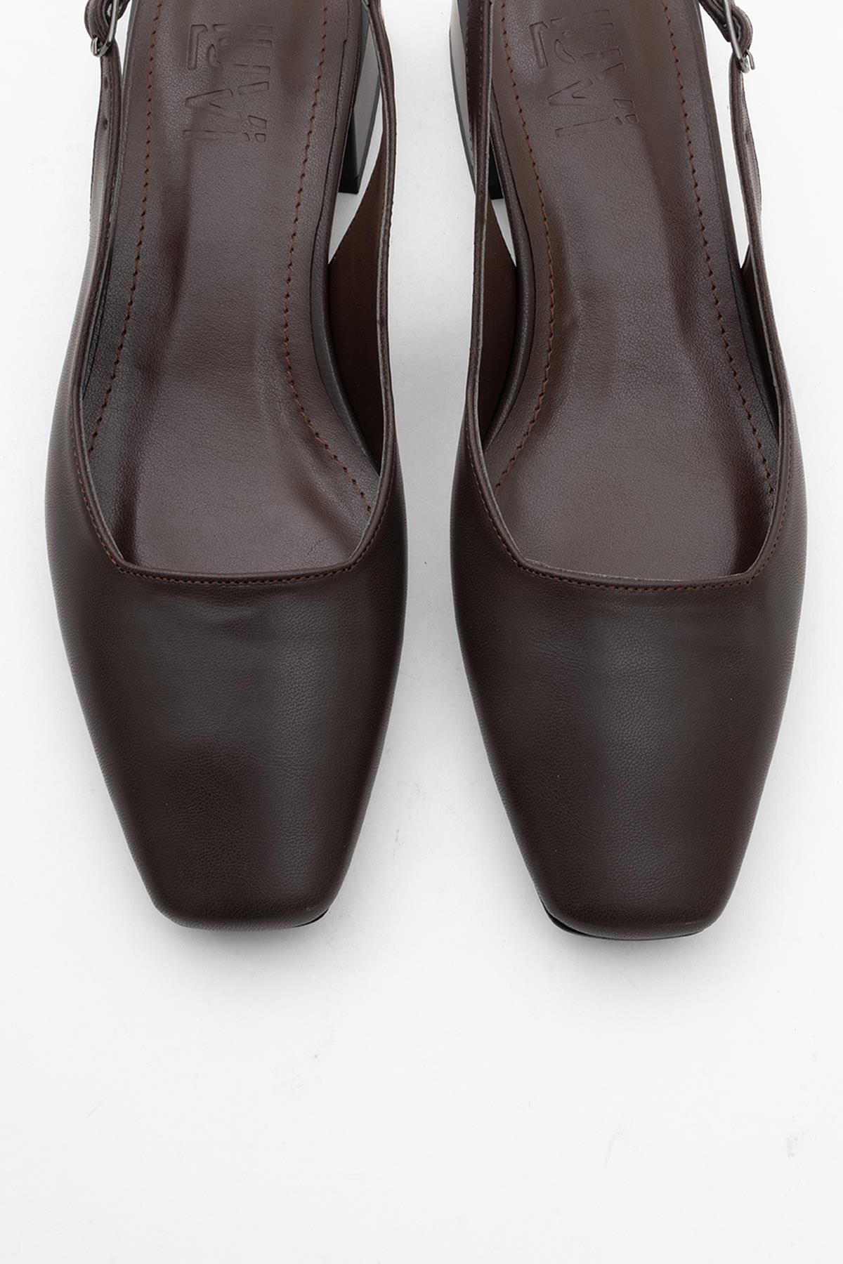 State - Brown Heeled Shoe (Women)