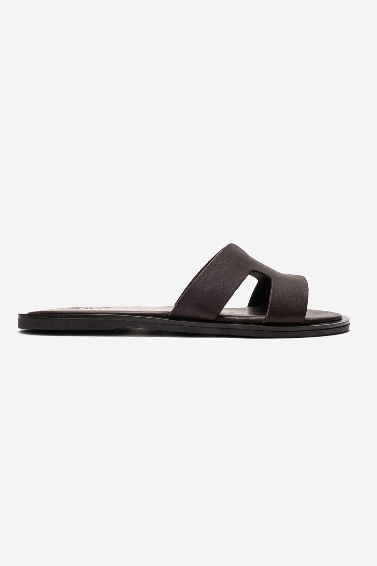 Biora - Brown Genuine Leather Slide (Women)