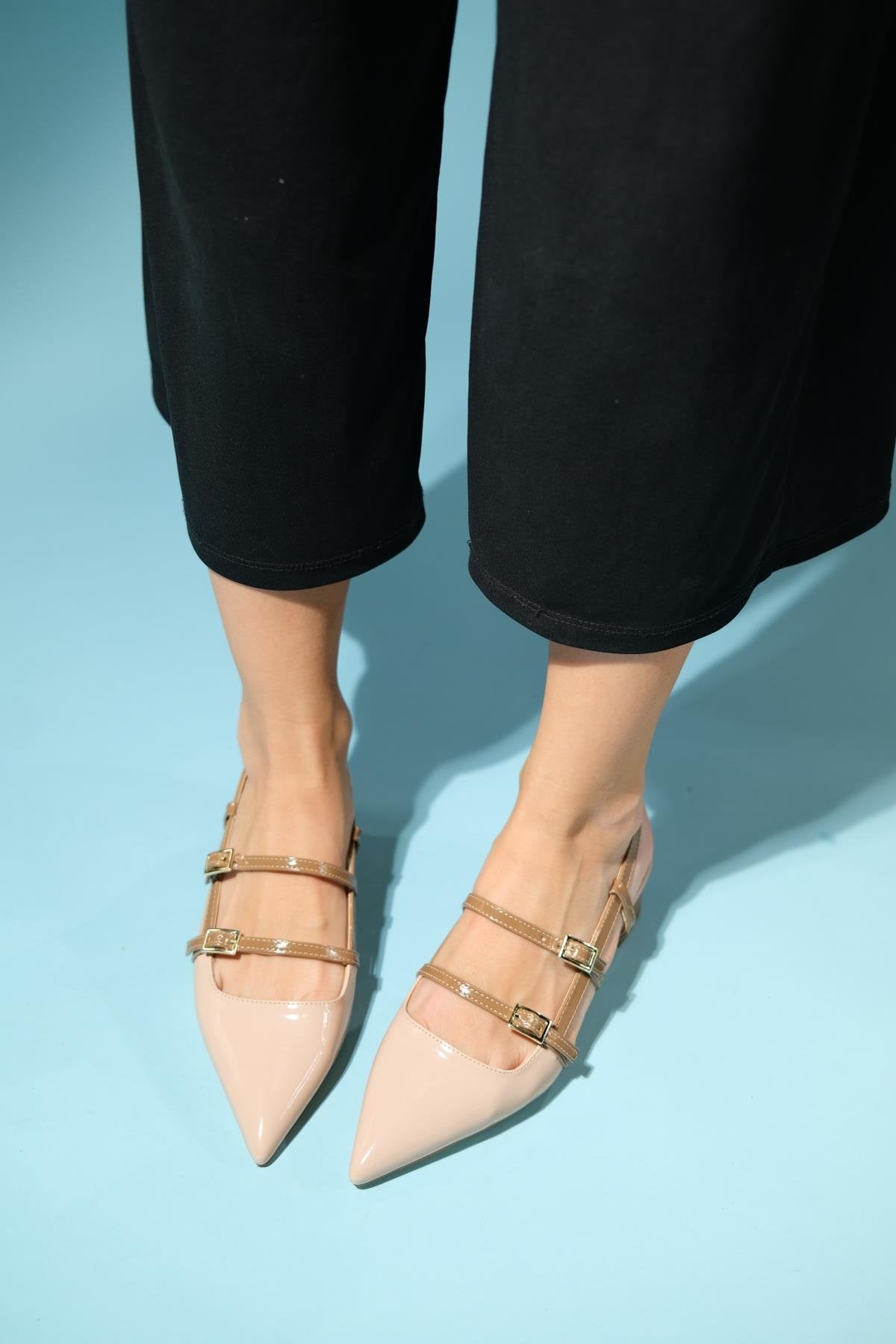 Cenova - Beige-Brown Heeled Sandal (Women)