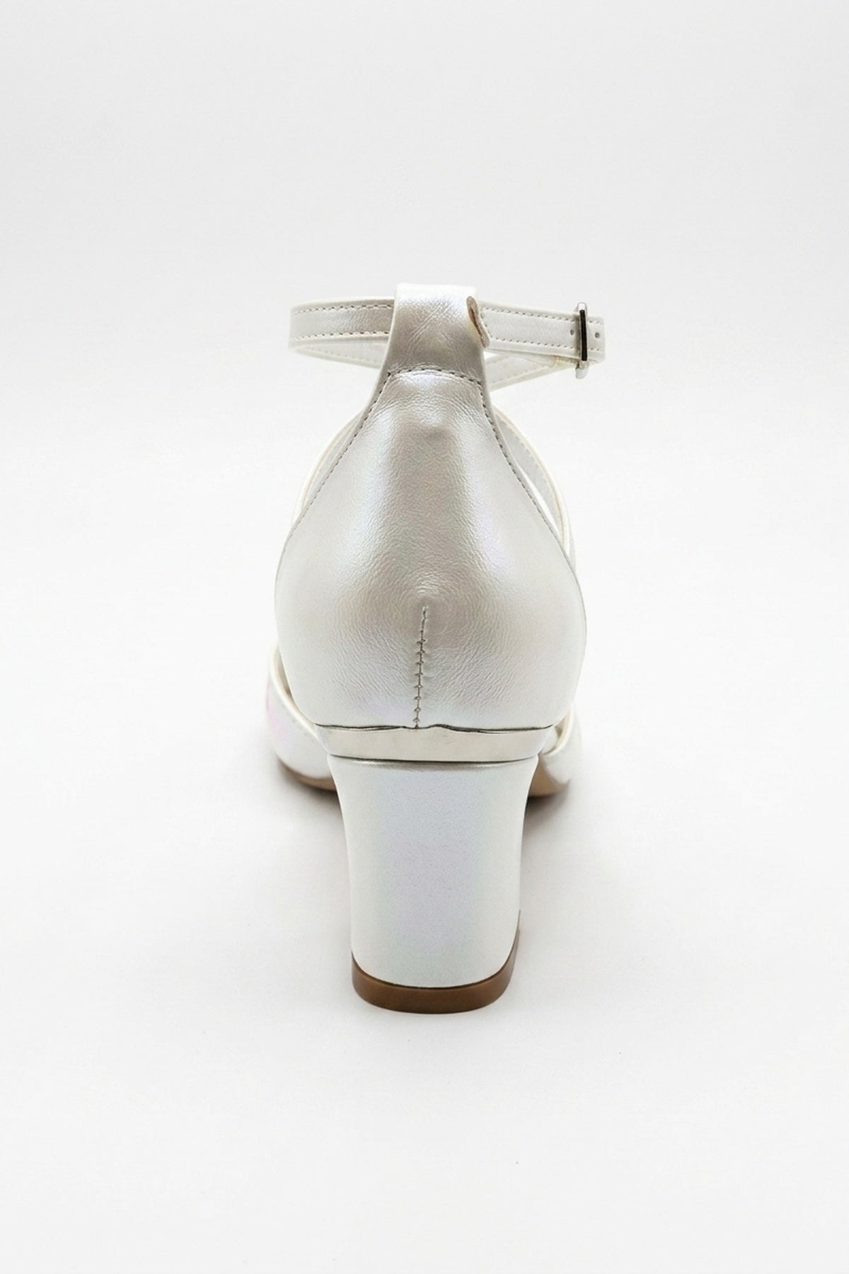 Lorelai Ivory Embroidered Mesh Pumps