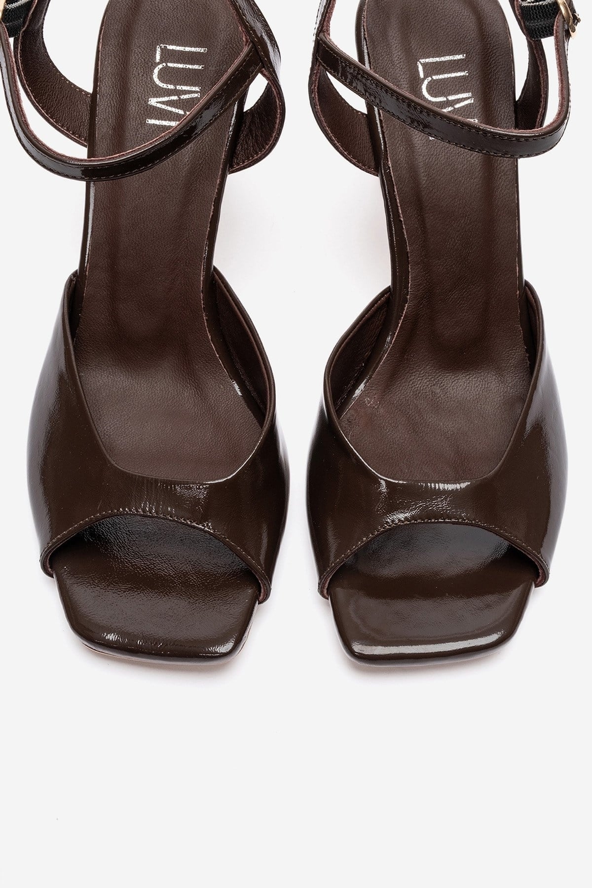 ELVIA - Brown Genuine Leather Stiletto Pump (Women)