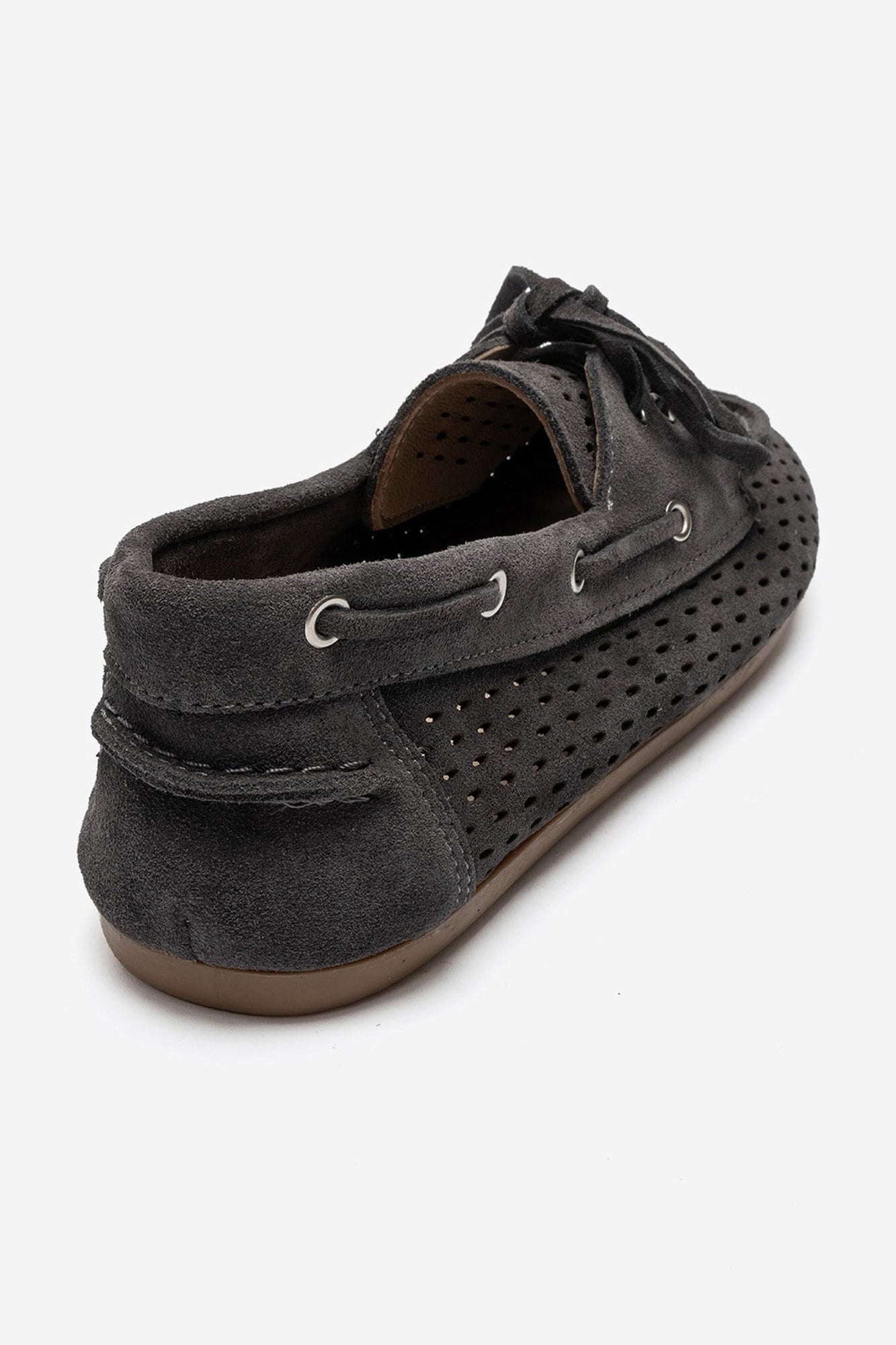 STEVO - Taupe Suede Genuine Leather Loafer (Women)