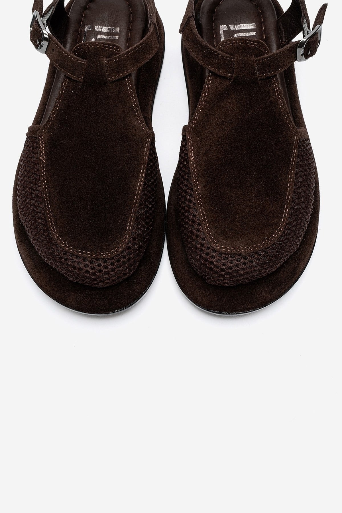 LURELIA - Brown Genuine Leather Platform Sandal (Women)