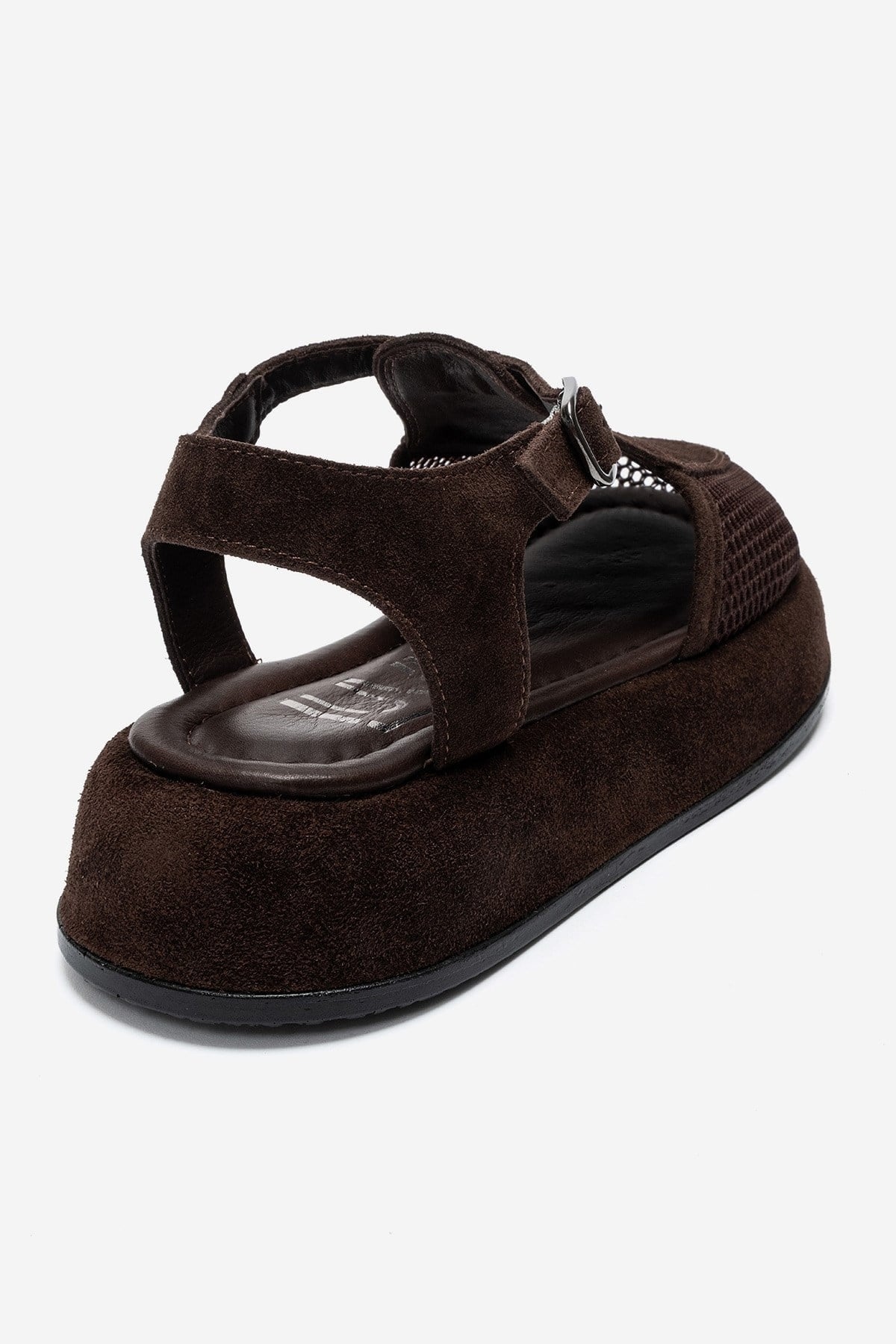LURELIA - Brown Genuine Leather Platform Sandal (Women)