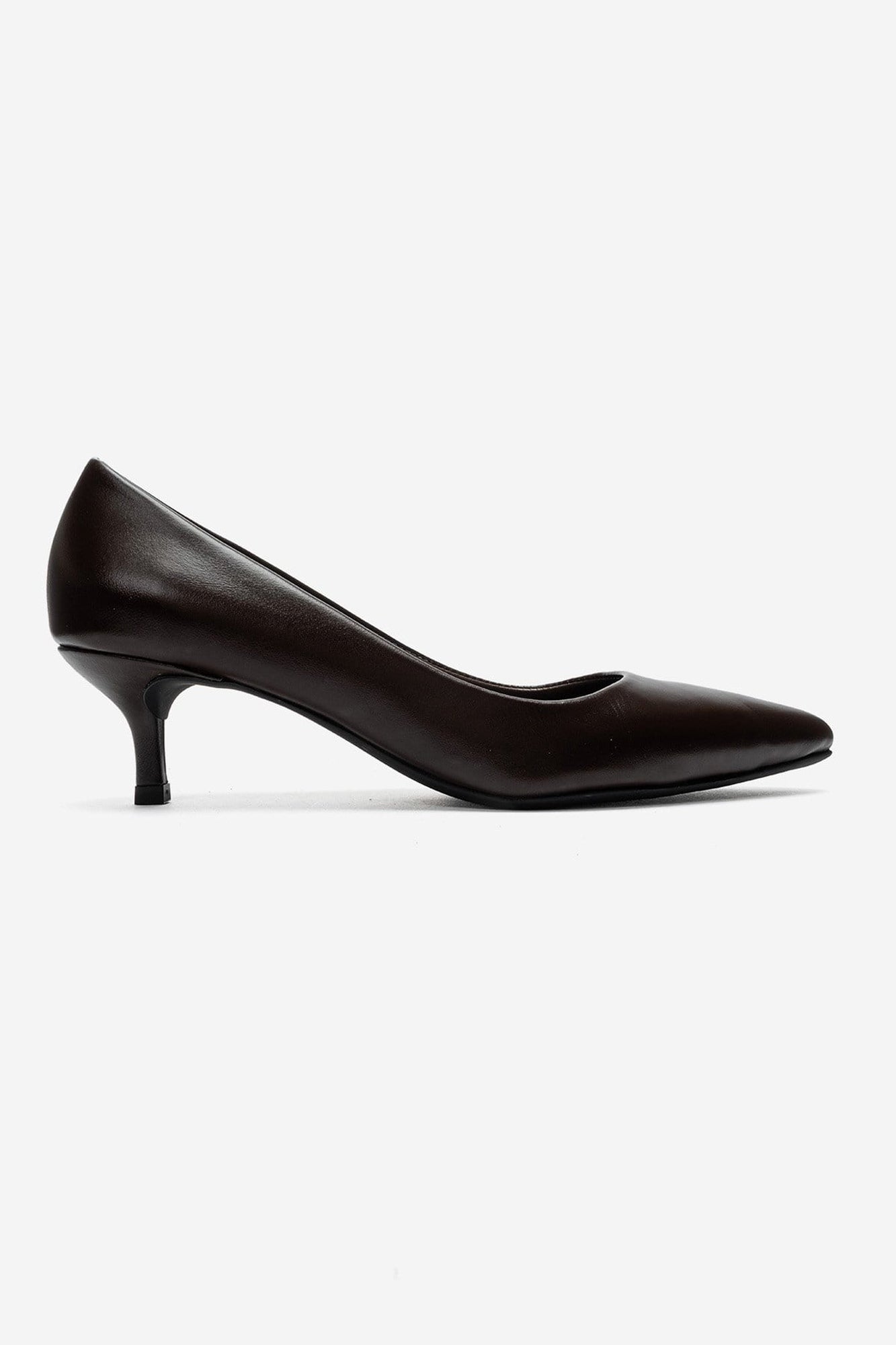 JALEN - Brown Genuine Leather Stiletto Pump (Women)