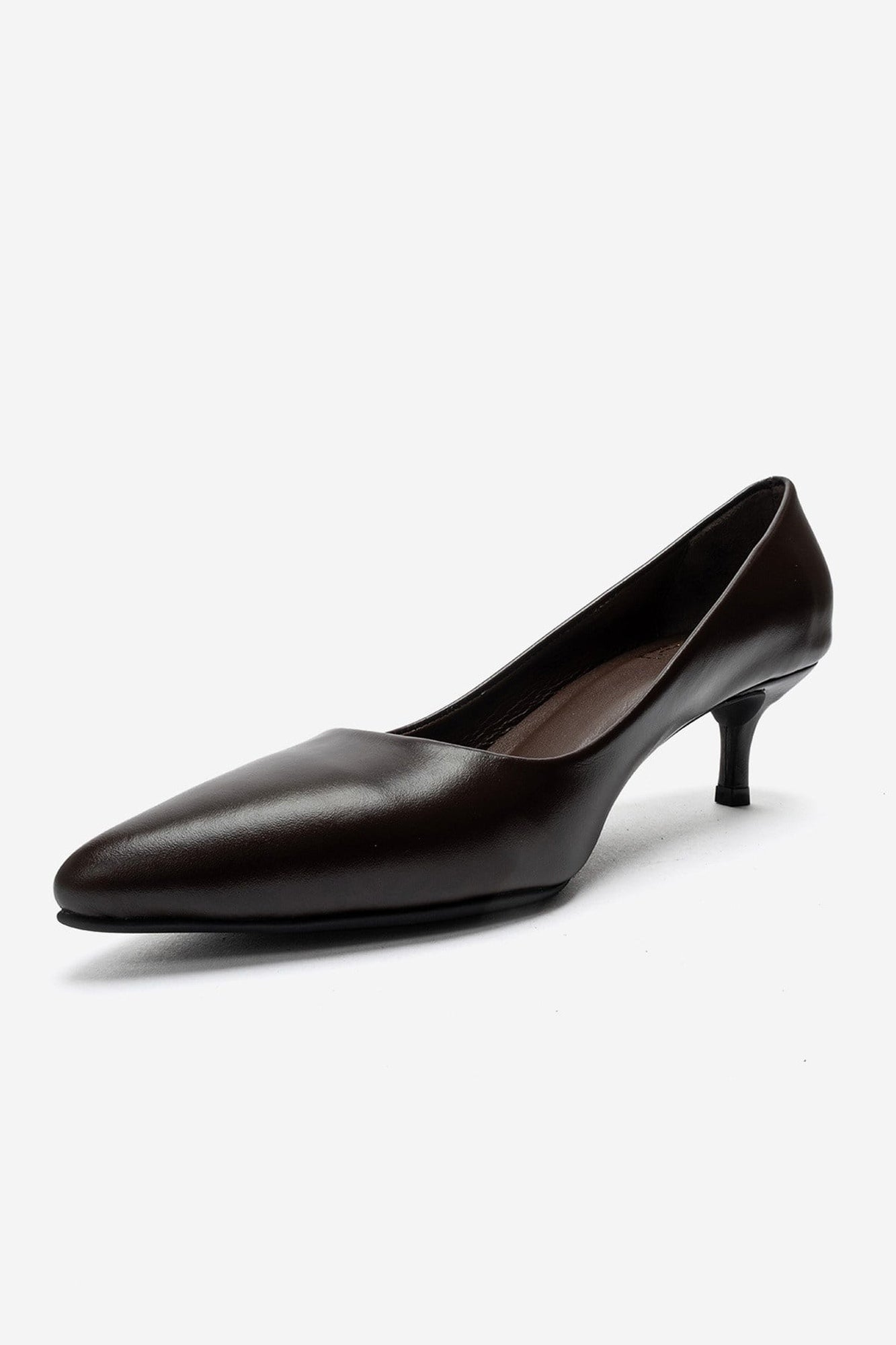 JALEN - Brown Genuine Leather Stiletto Pump (Women)