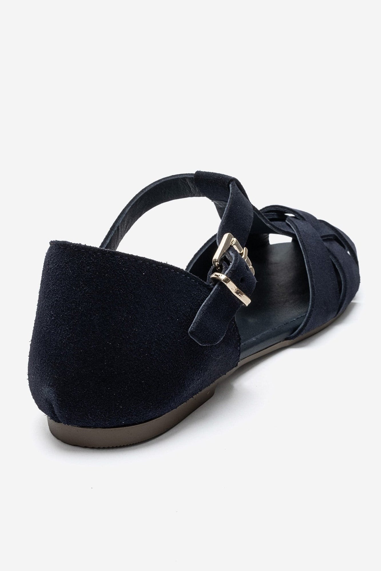 ALINA - Navy Genuine Leather Sandal (Women)