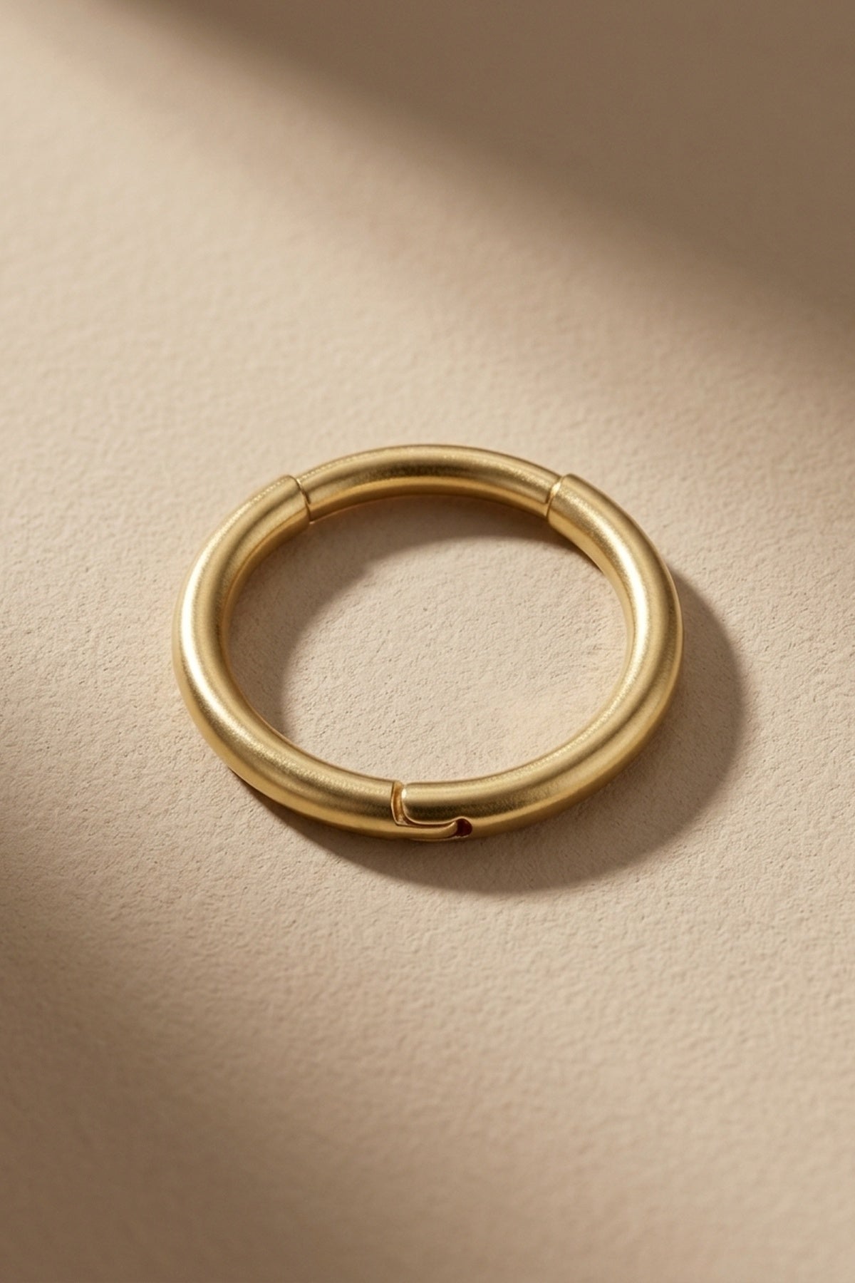 Audrey Single Classic 14k Gold Hoop Earrings