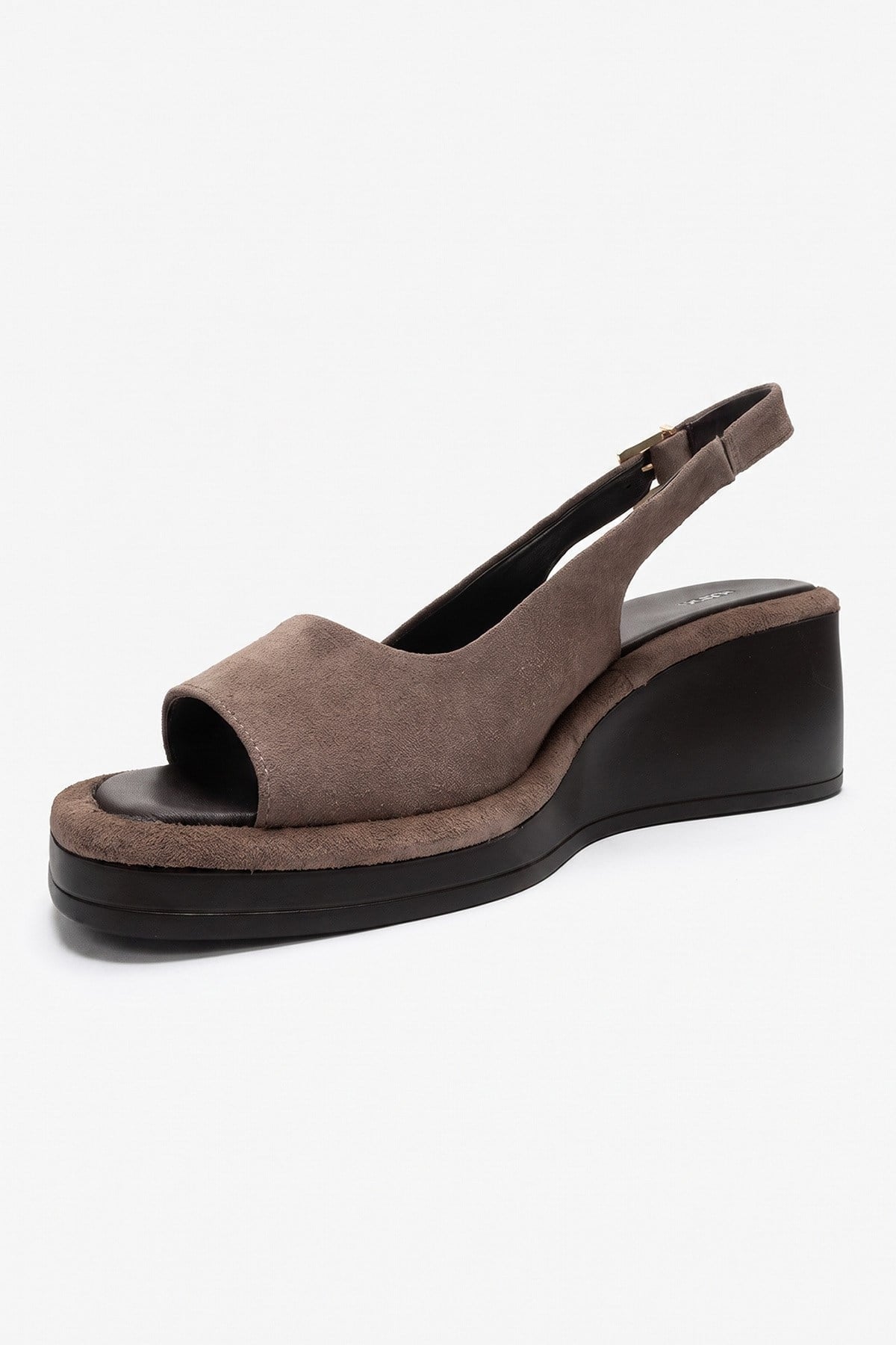 Orlena - Taupe Genuine Leather Platform Wedge Sandal (Women)