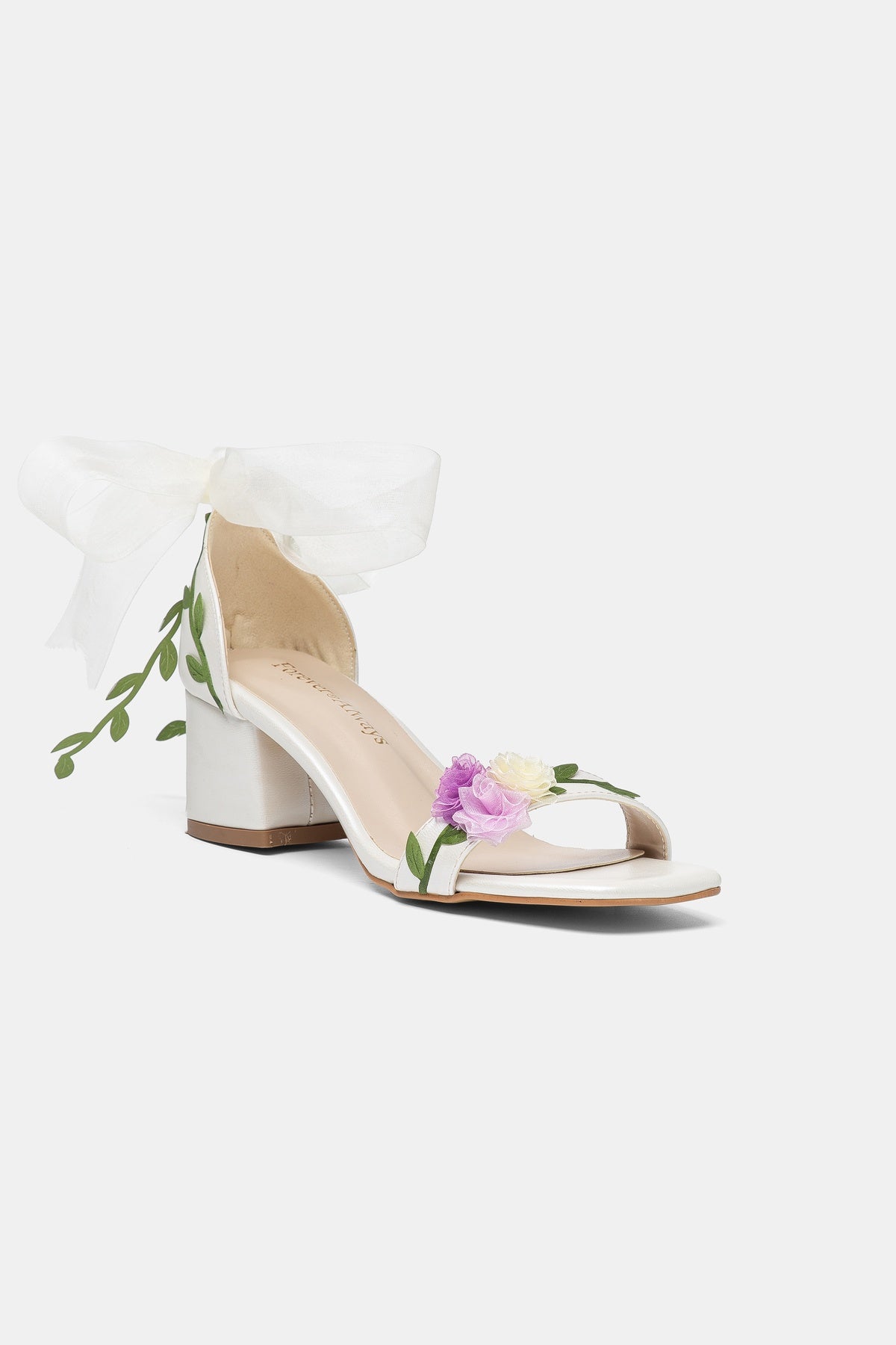 Lilia Floral Bridal Sandals