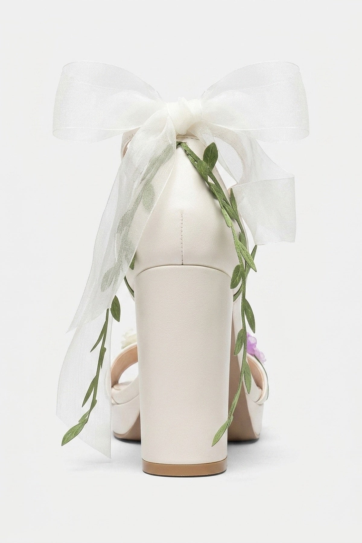 Ophelia Floral Bridal Platform Sandals