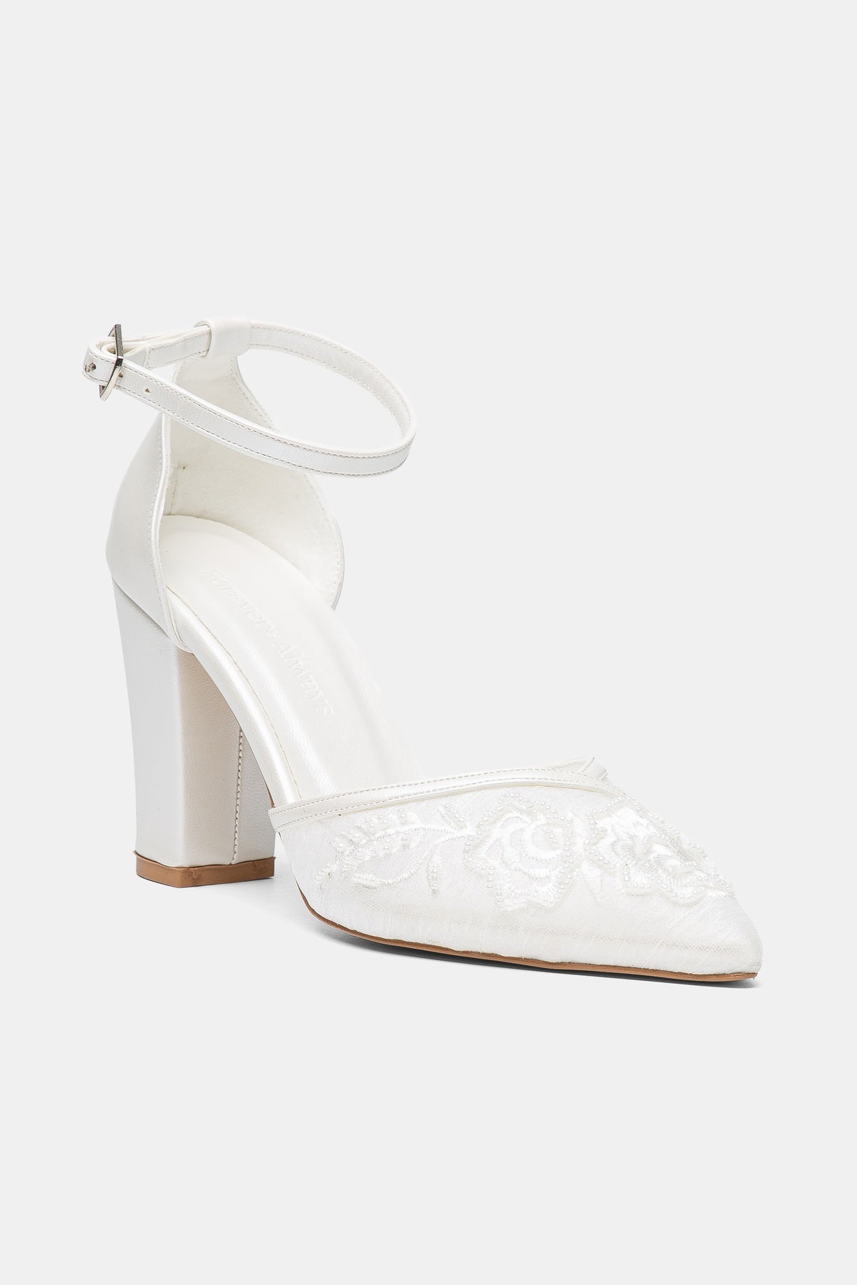 Lucienne Floral Lace Bridal Pumps