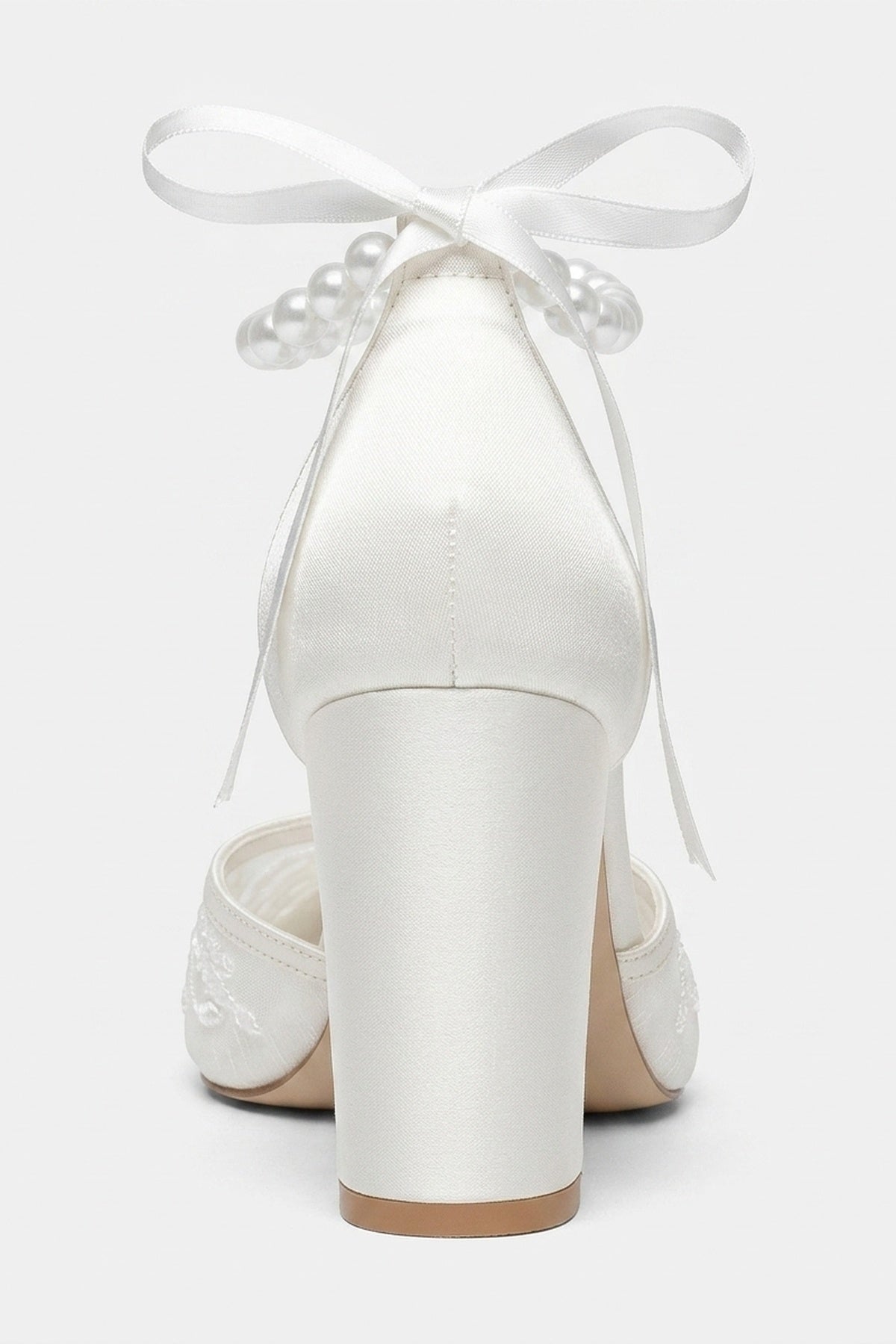 Odeline Pearl Lace Bridal Pumps