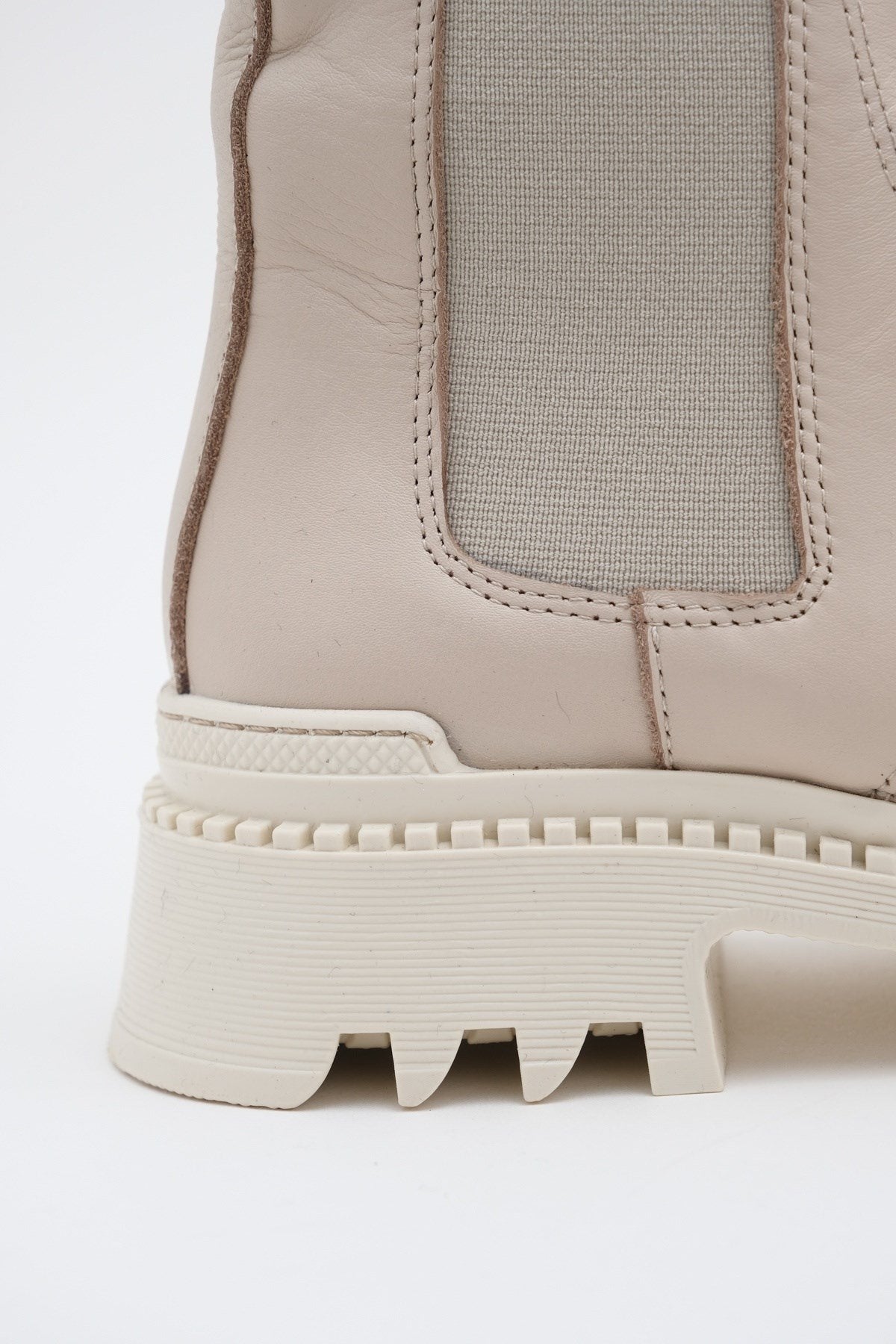 Keti - Beige Genuine Leather Boot (Women)