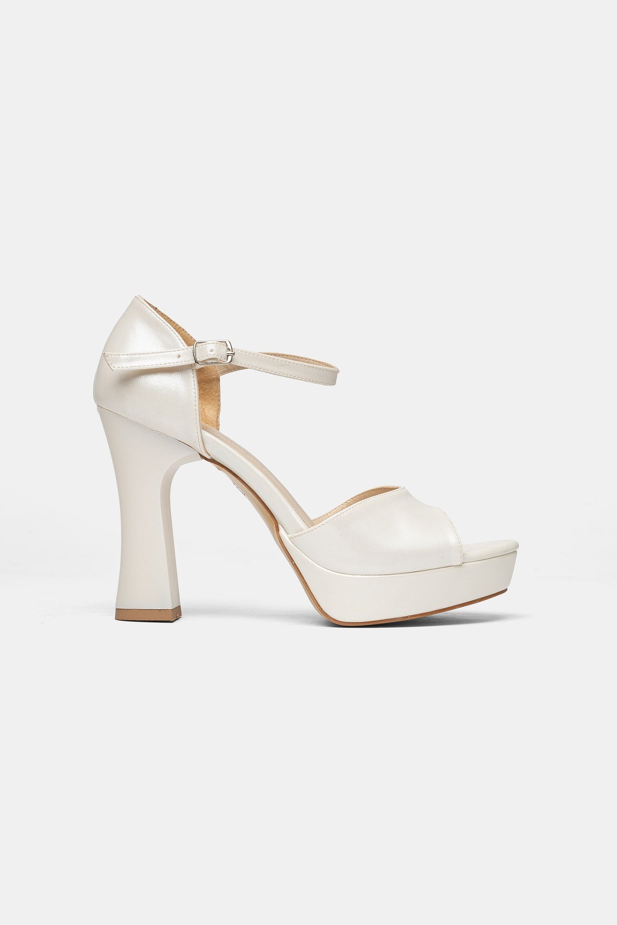 Kate Open Toe Bridal Platform Heels