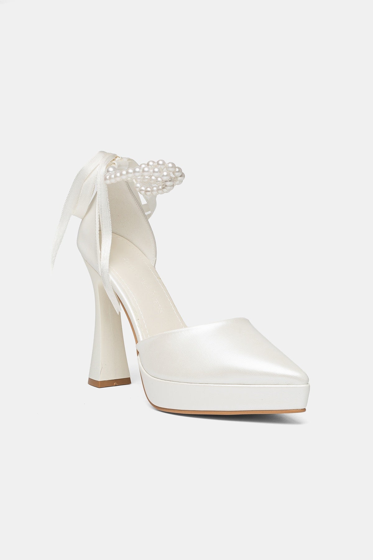 Janice Pearl Bridal Platform Heels