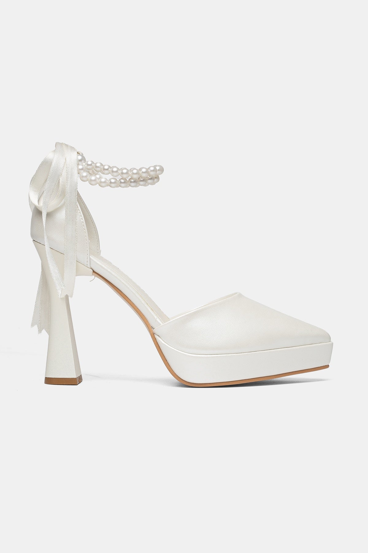 Janice Pearl Bridal Platform Heels