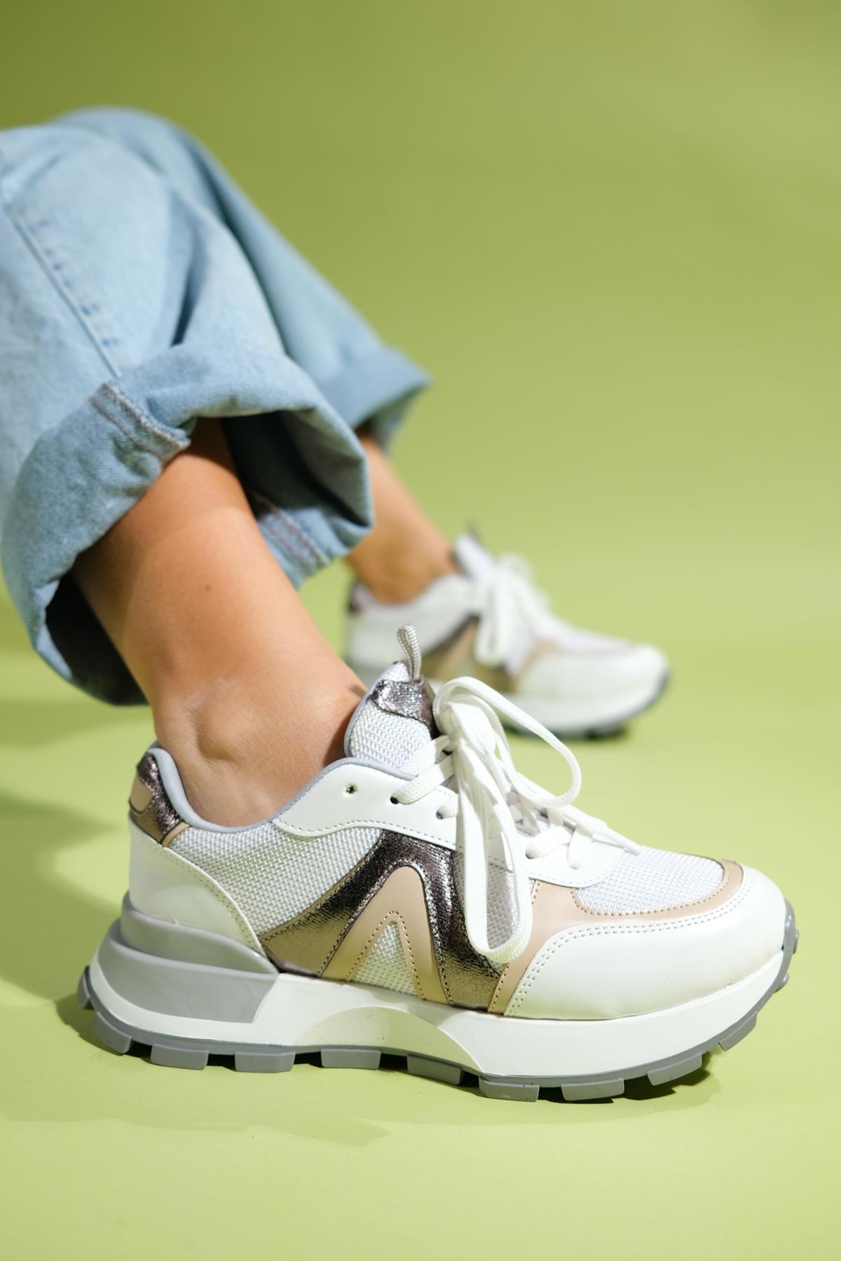 Calm - White Platinum Sneaker (Women)