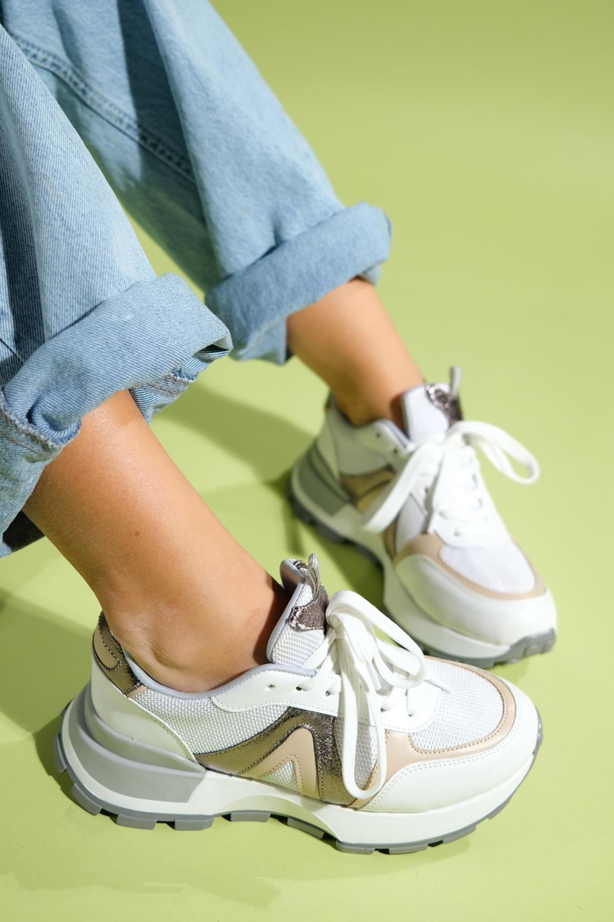 Calm - White Platinum Sneaker (Women)