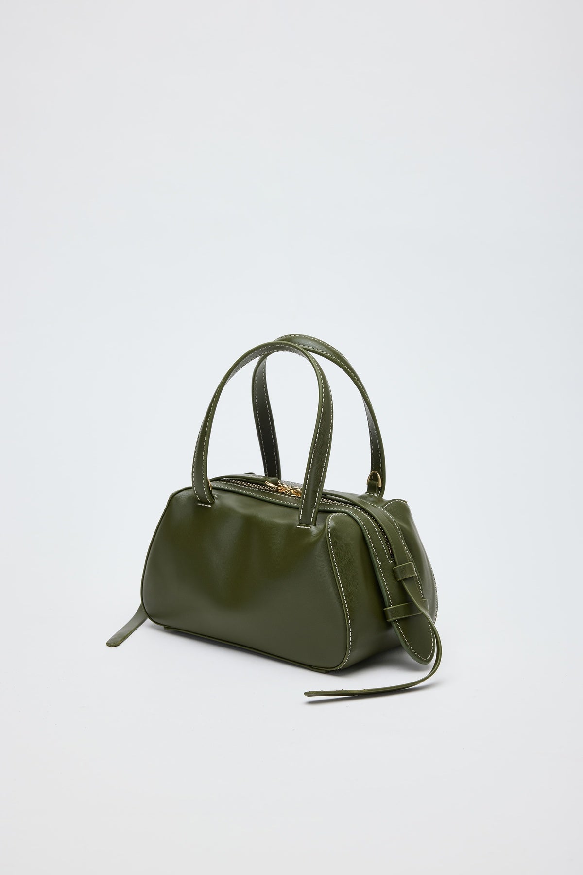 Alira Mini Khaki Bowler Bag