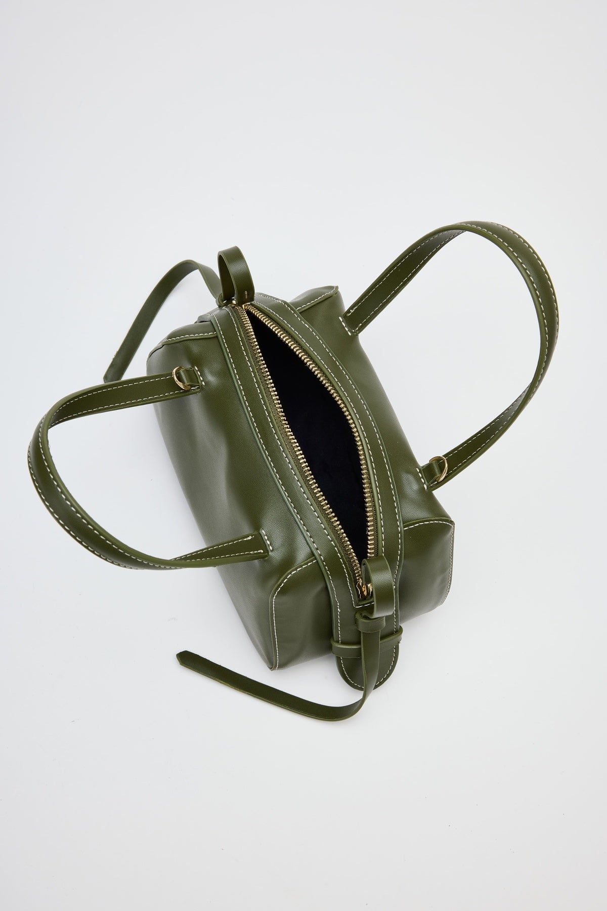 Alira Mini Khaki Bowler Bag