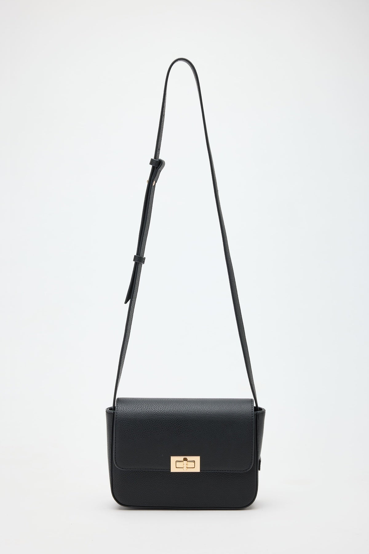 Tesia Black Crossbody Bag