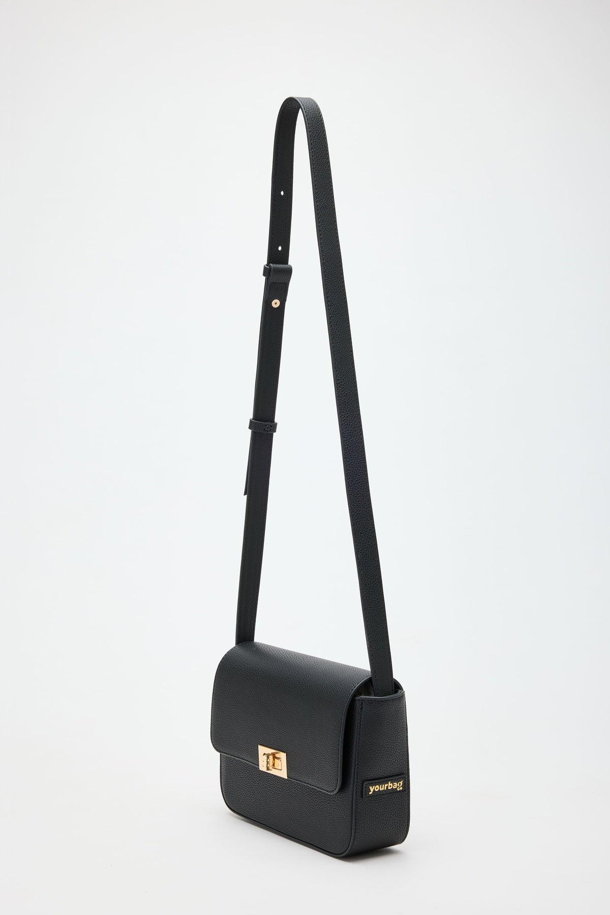 Tesia Black Crossbody Bag
