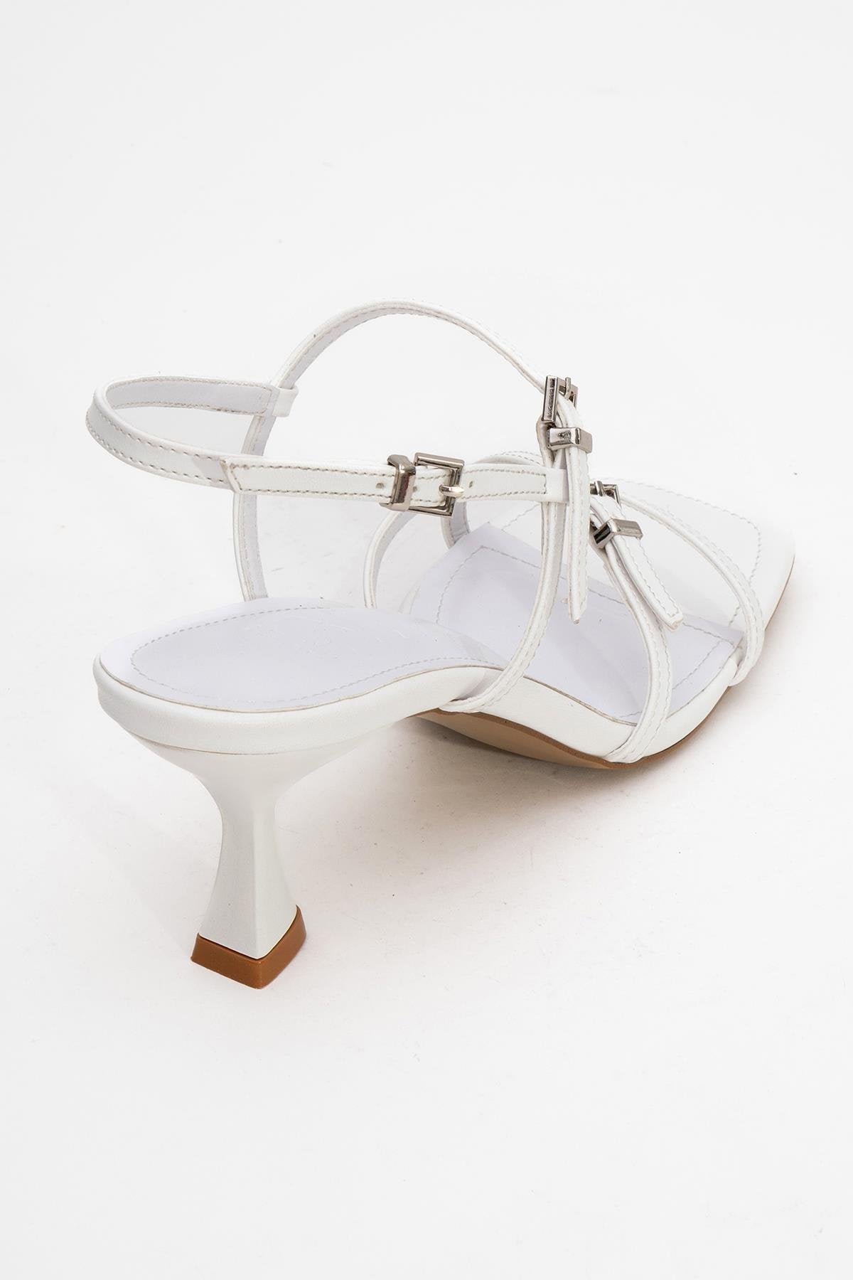 Nebel - White Heeled Sandal (Women)
