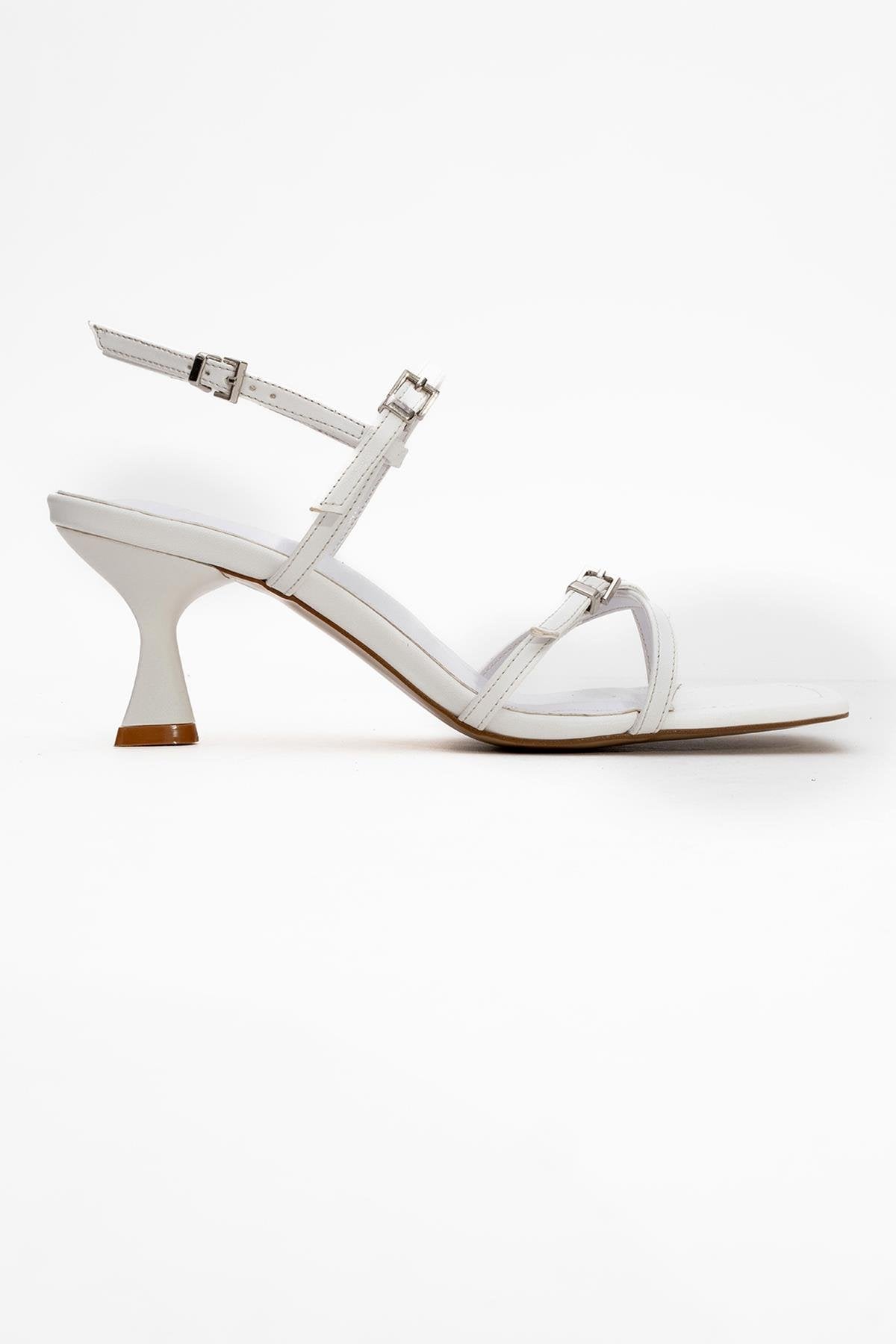 Nebel - White Heeled Sandal (Women)